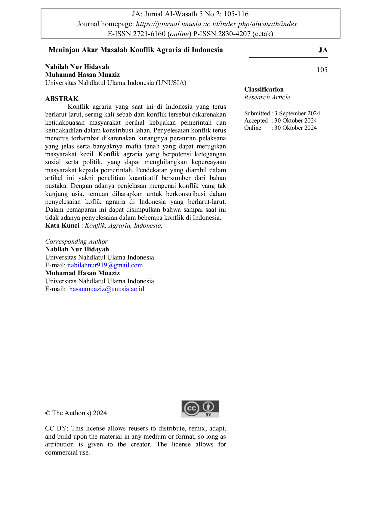 JURIS Meninjau Akar Masalah Konflik Agraria