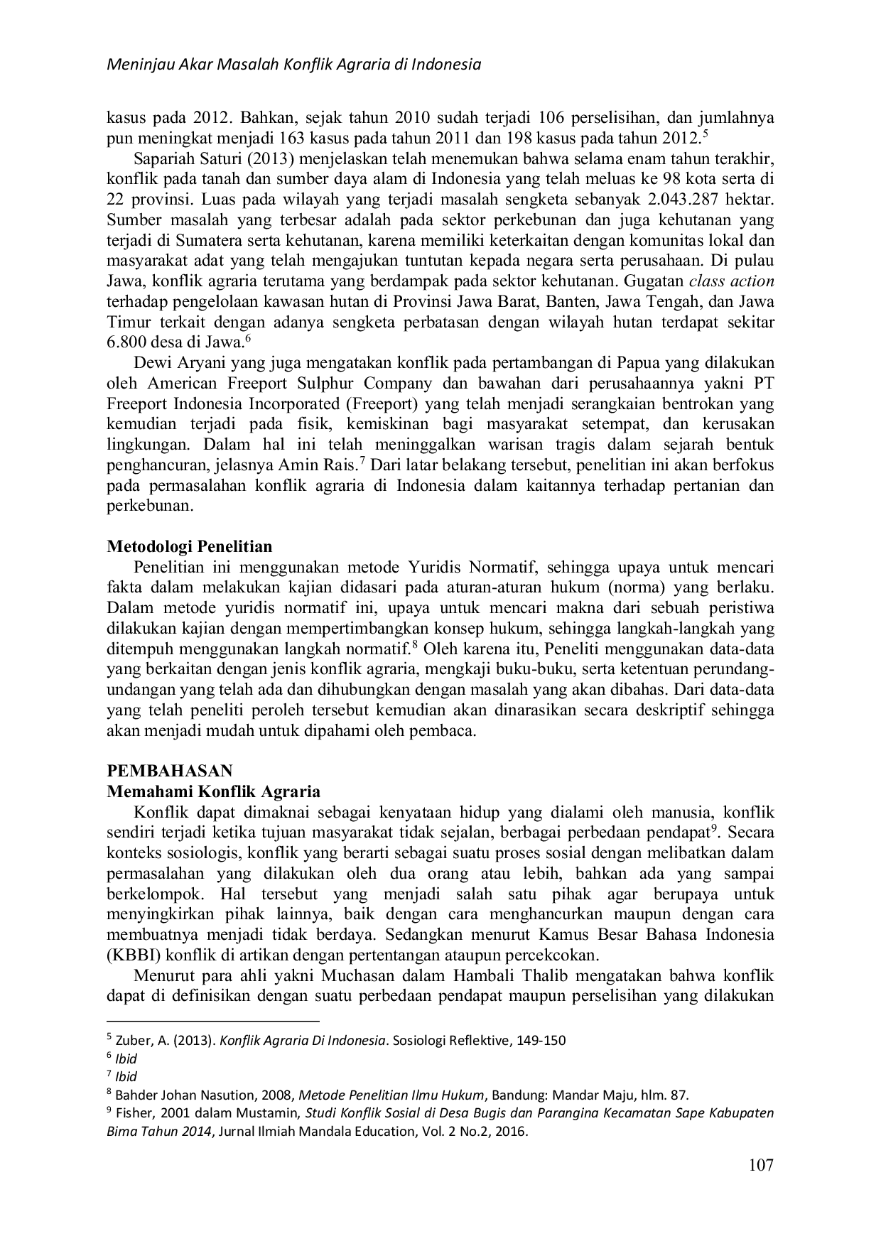 JURIS Meninjau Akar Masalah Konflik Agraria