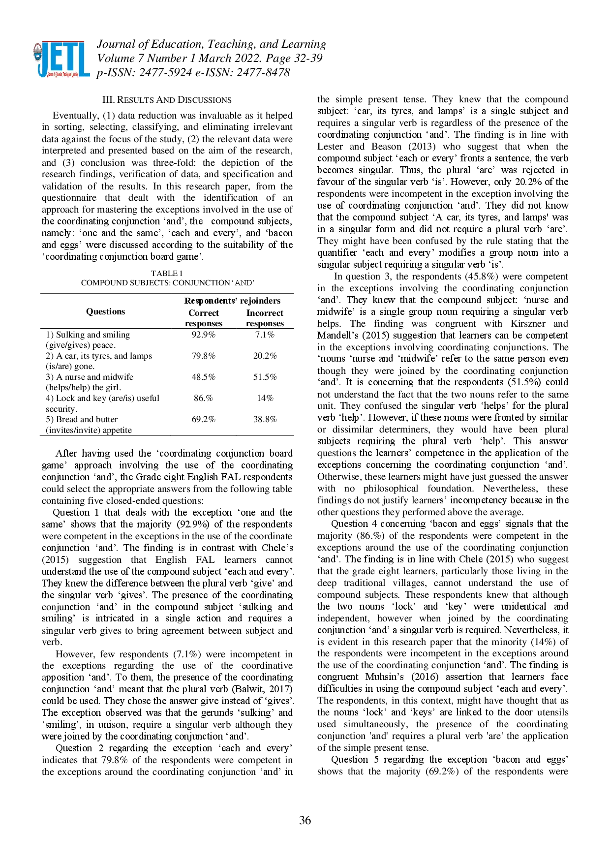 juris Approaches for Mastering Coordinative Appositions Exceptions in Simple Present Tense