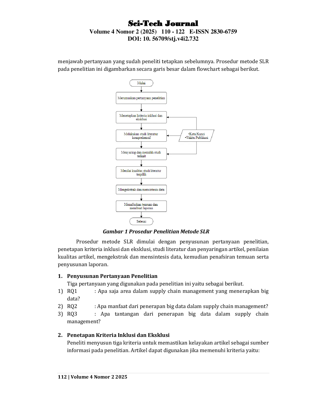 JURIS Analisis Penerapan Big Data dalam Supply Chain Management Systematic Literature Review