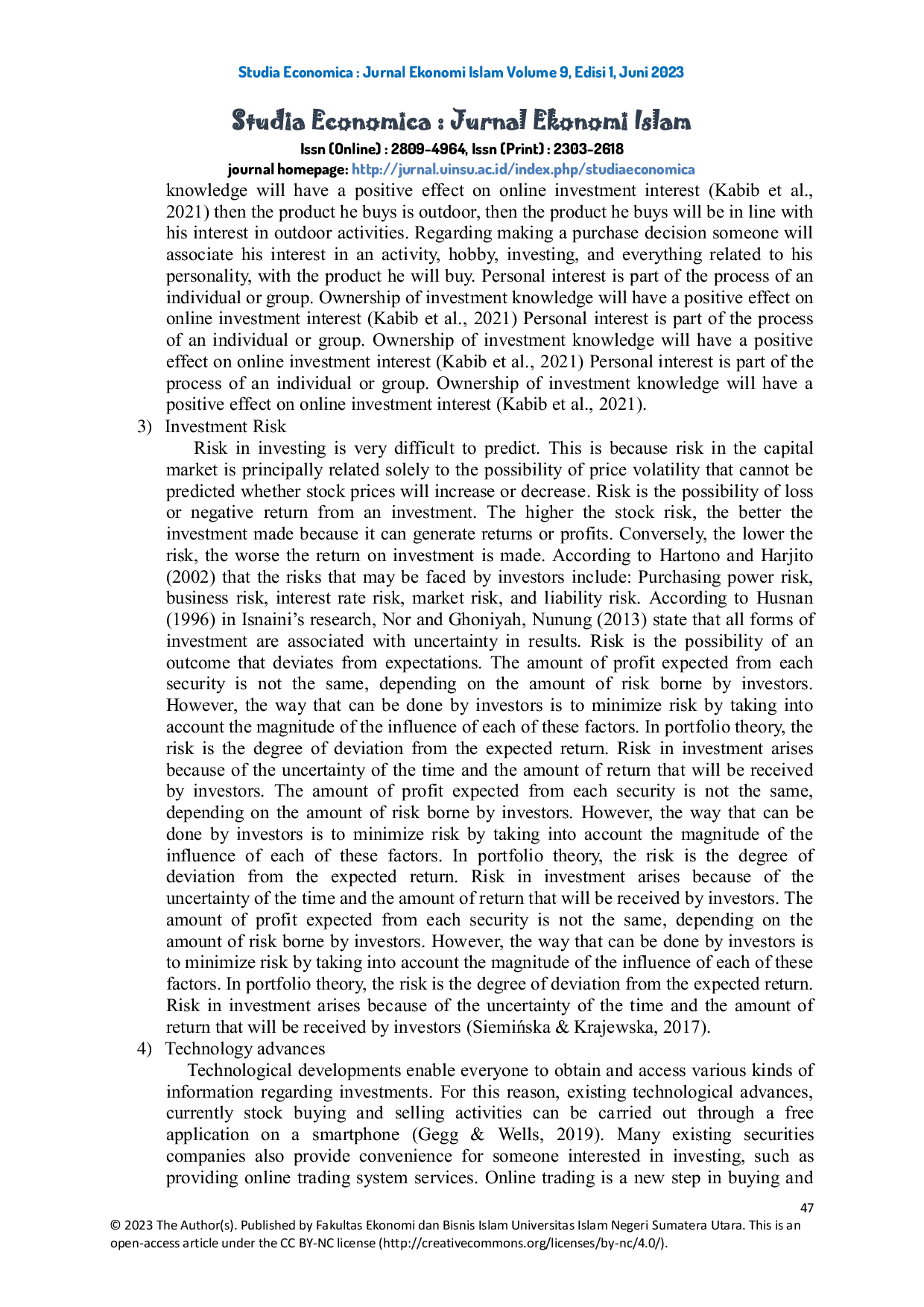 JURIS Generasi Milenial Intention In Investing Sharia Based Mutual Funds Digital