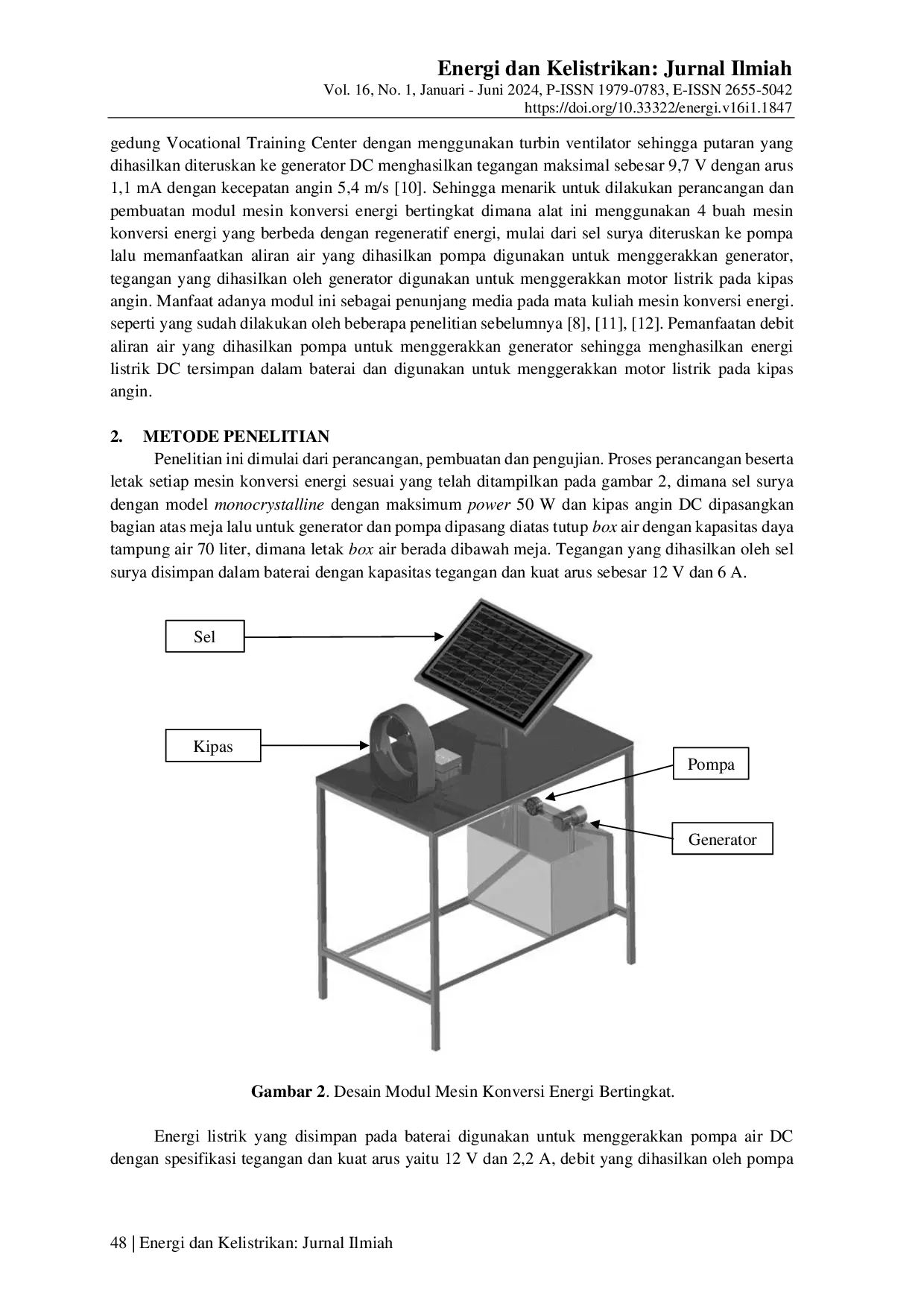 JURIS Rancang Bangun Mesin Konversi Energi Bertingkat