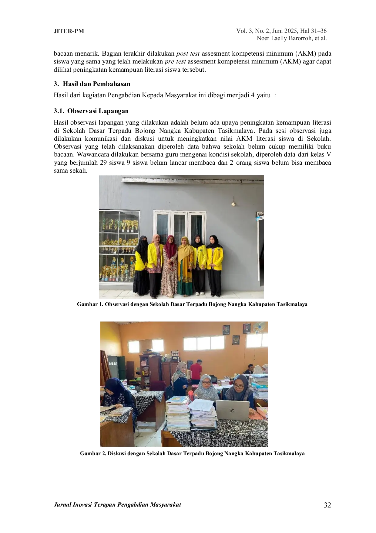 JURIS Optimalisasi Pojok Baca untuk Meningkatkan Minat dan Kemampuan Literasi Siswa di Sekolah Dasar