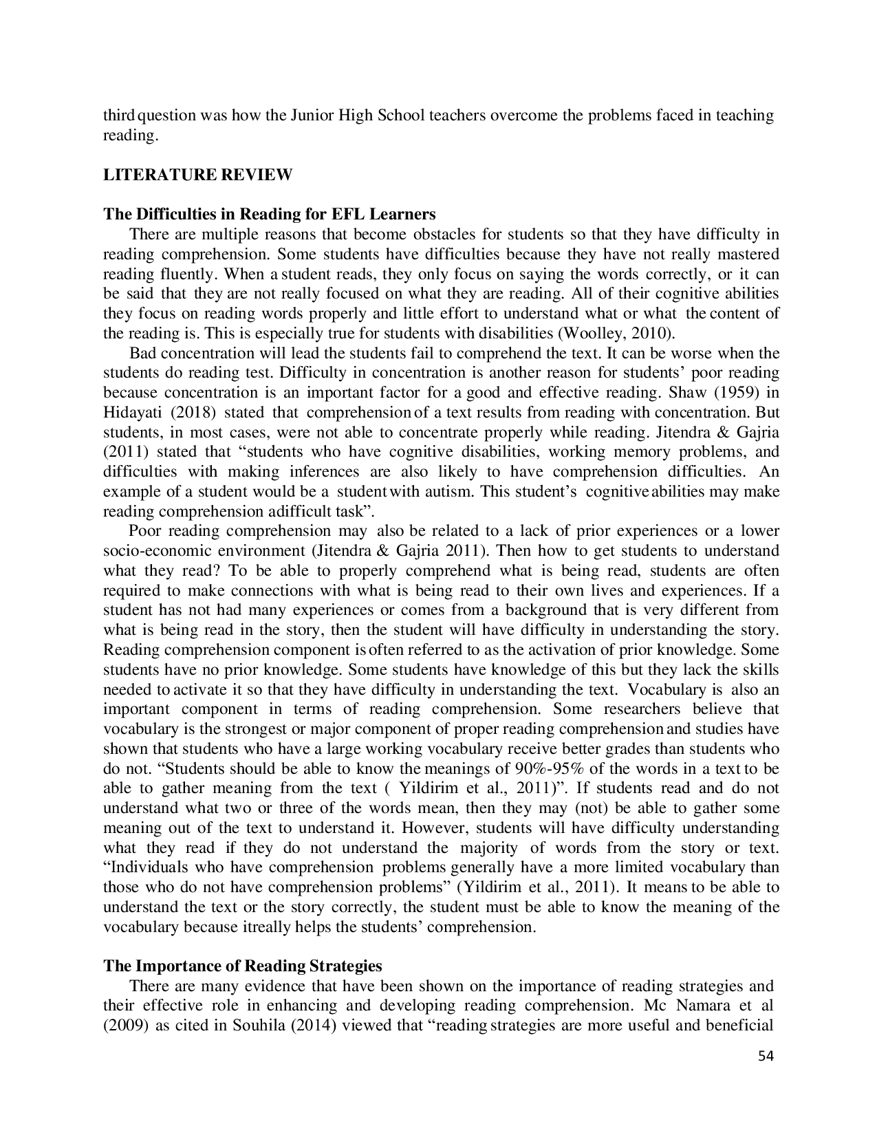 JURIS Teachers Strategies in Teaching Reading at Junior High Schools in Sirimau Sub District