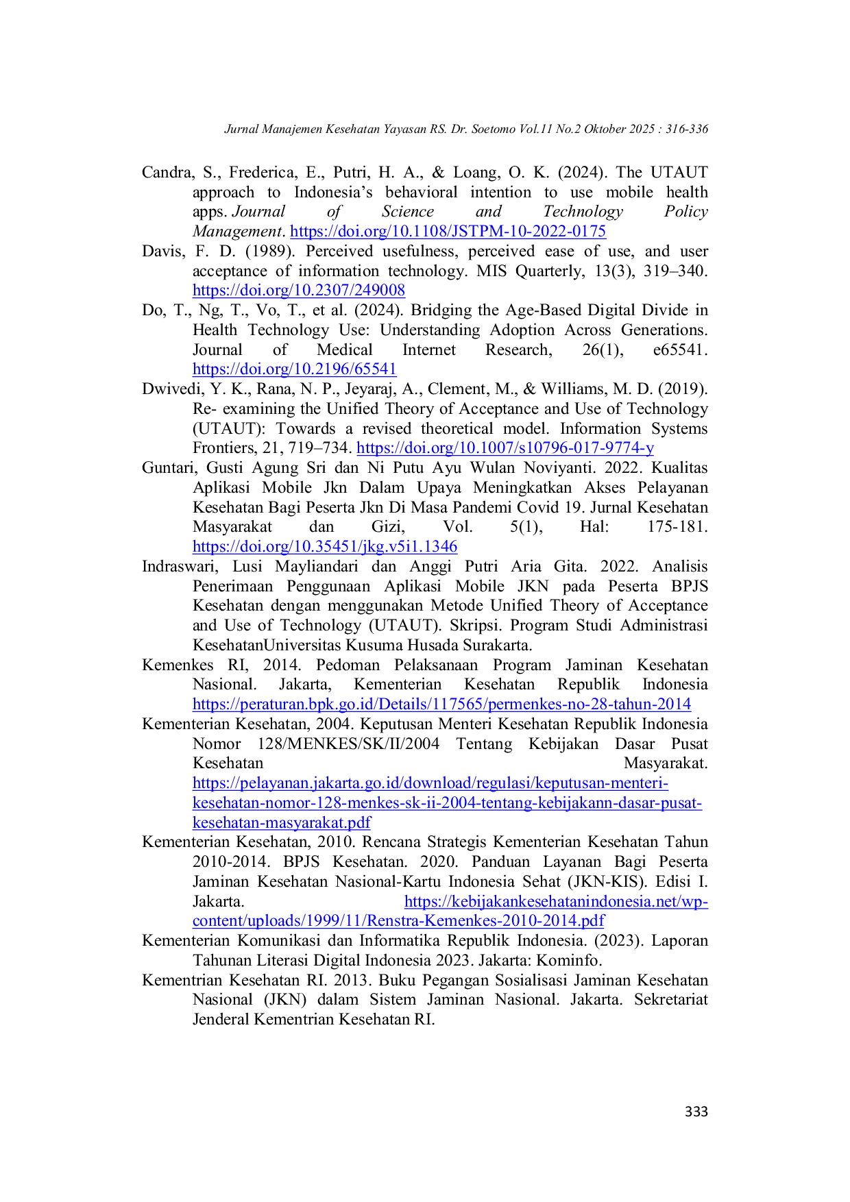 JURIS Pemanfaatan Pendaftaran Antrian Online Ke Pelayanan Kesehatan Dengan Mobile JKN Pada Masyarakat Di Provinsi Bali