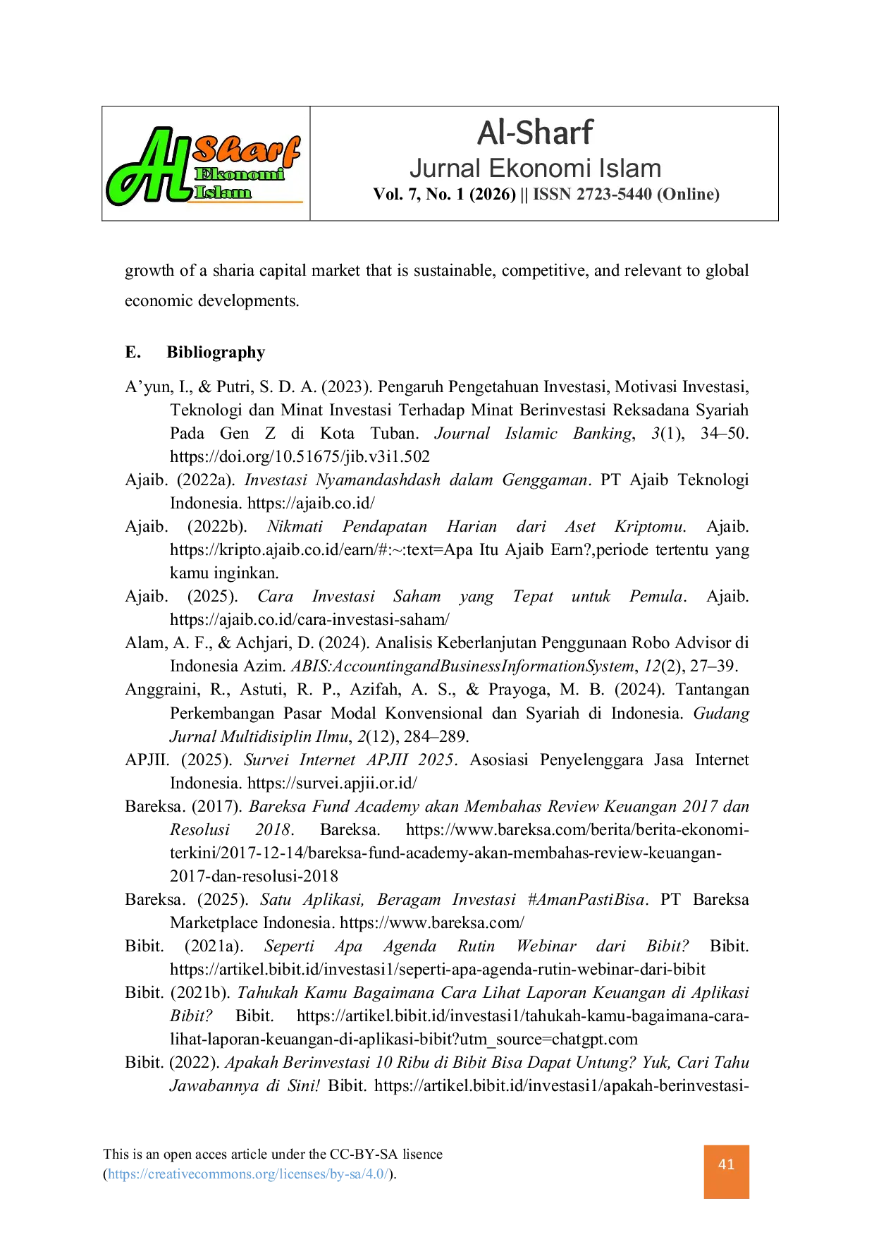JURIS Digitalization of Sharia Investment The Contribution of Investment Platforms to Sharia Capital Market Literacy and Inclusion
