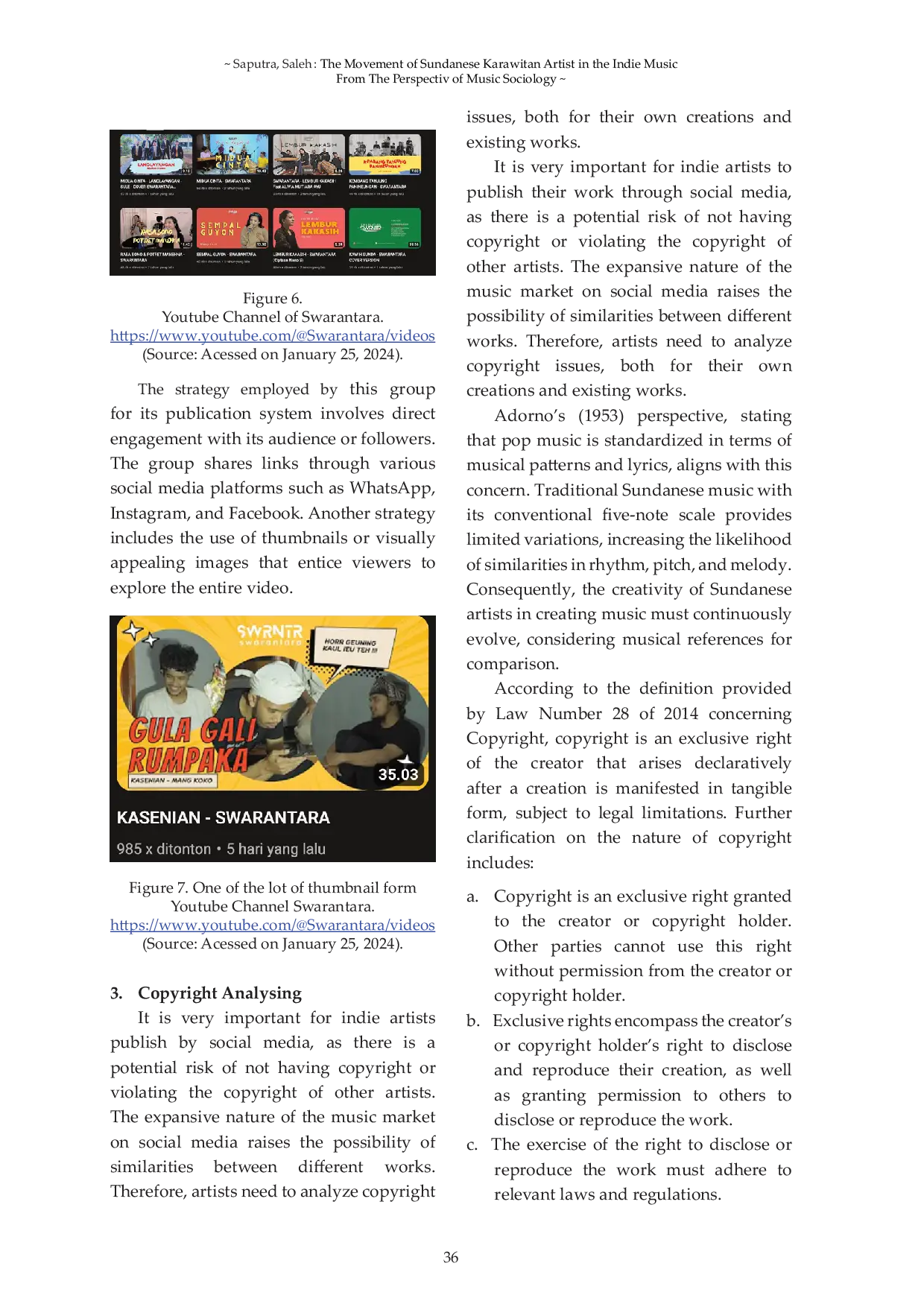 JURIS The Movement of Sundanese Karawitan Artist in the Indie Music From the Perspectiv of Music Sociology