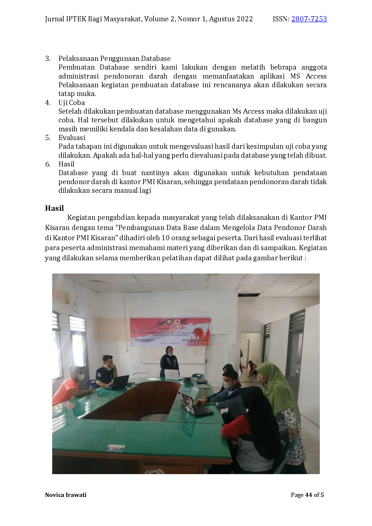 juris Database Development in Managing File Blood Donation in PMI Kisaran