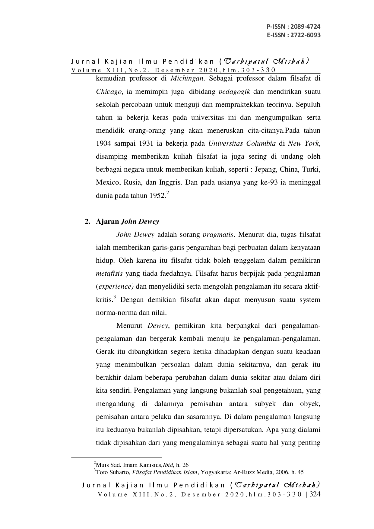 juris Relevansi Pemikiran John Dewey Pada Pendidikan Di Indoensia