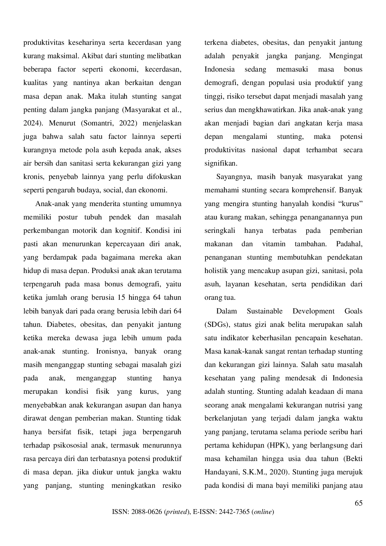 JURIS Peran Cyber Public Relation Dalam Penyuluhan Tentang Stunting Di Puskesmas Gembong Tangerang