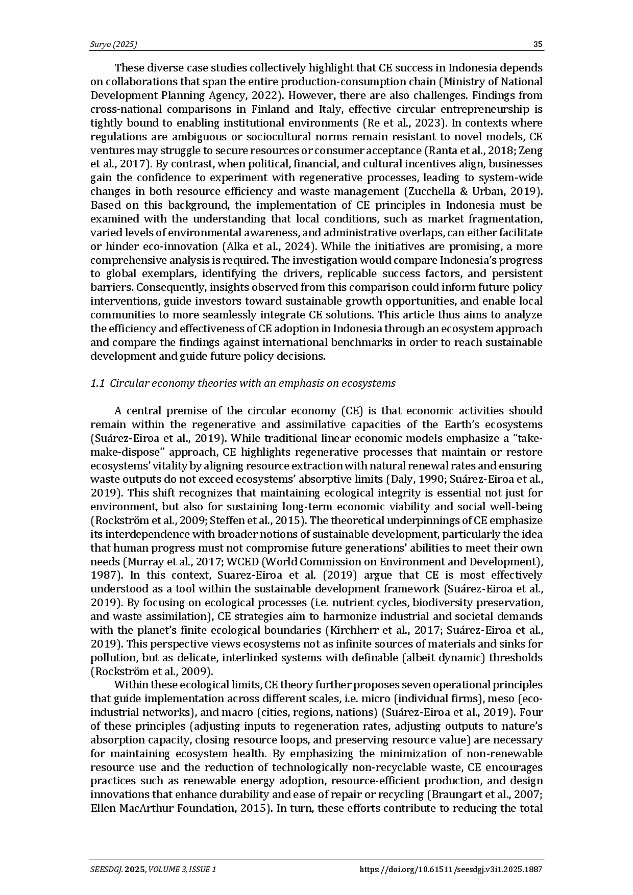 juris An ecosystem approach to circular economy implementation and efficiency A global comparative analysis