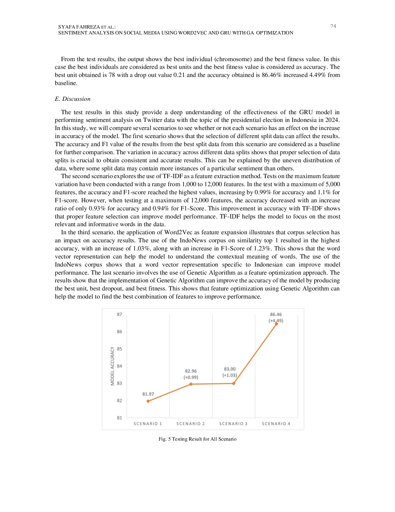 JURIS Sentiment Analysis on Social Media Using Word2Vec and Gated Recurrent Unit GRU with Genetic Algorithm Optimization