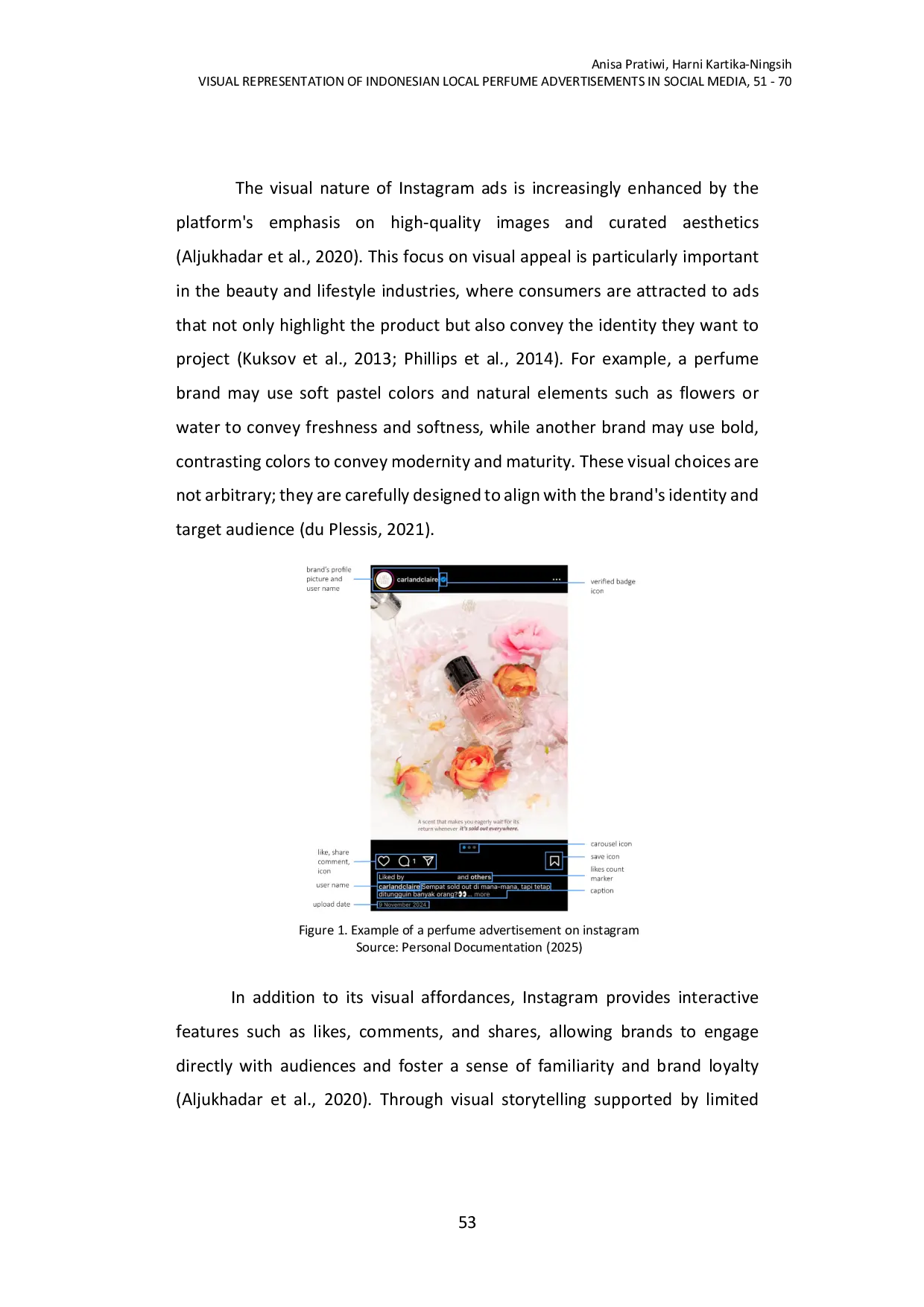 JURIS Visual Representation of Indonesian Local Perfume Advertisements in Social Media