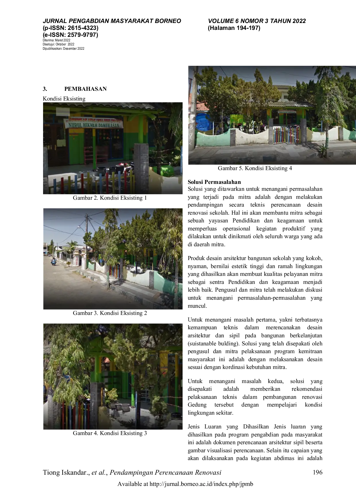 JURIS Pendampingan Perencanaan Renovasi Desain Sekolah PAUD Nurul Hikmah Kabupaten Pamekasan