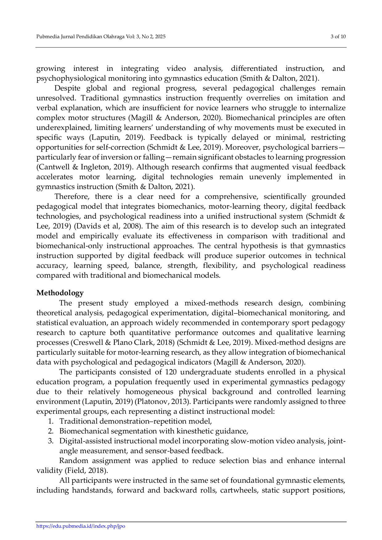 JURIS An Integrated Pedagogical Model For Teaching Gymnastics Biomechanical Digital And Didactic Foundations