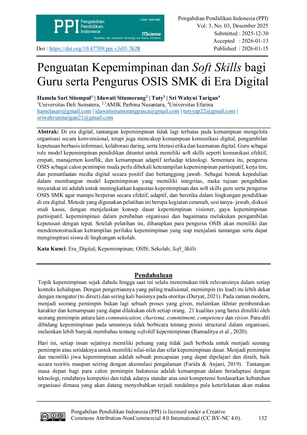 JURIS Penguatan Kepemimpinan dan Soft Skills bagi Guru serta Pengurus OSIS SMK di Era Digital