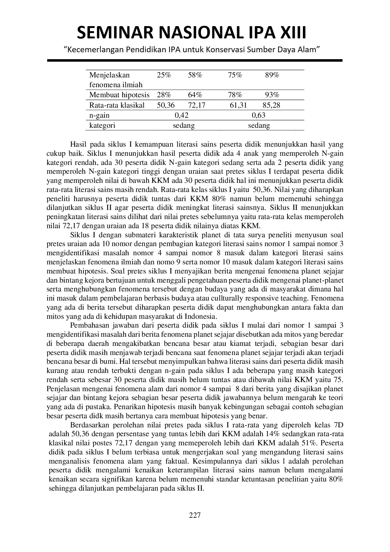 JURIS Peningkatan Keterampilan Literasi Sains Menerapkan Problem Based Learning Berbasis Culturally Responsive Teaching Pada Kelas VII Di Smp Negeri 2 Ambarawa