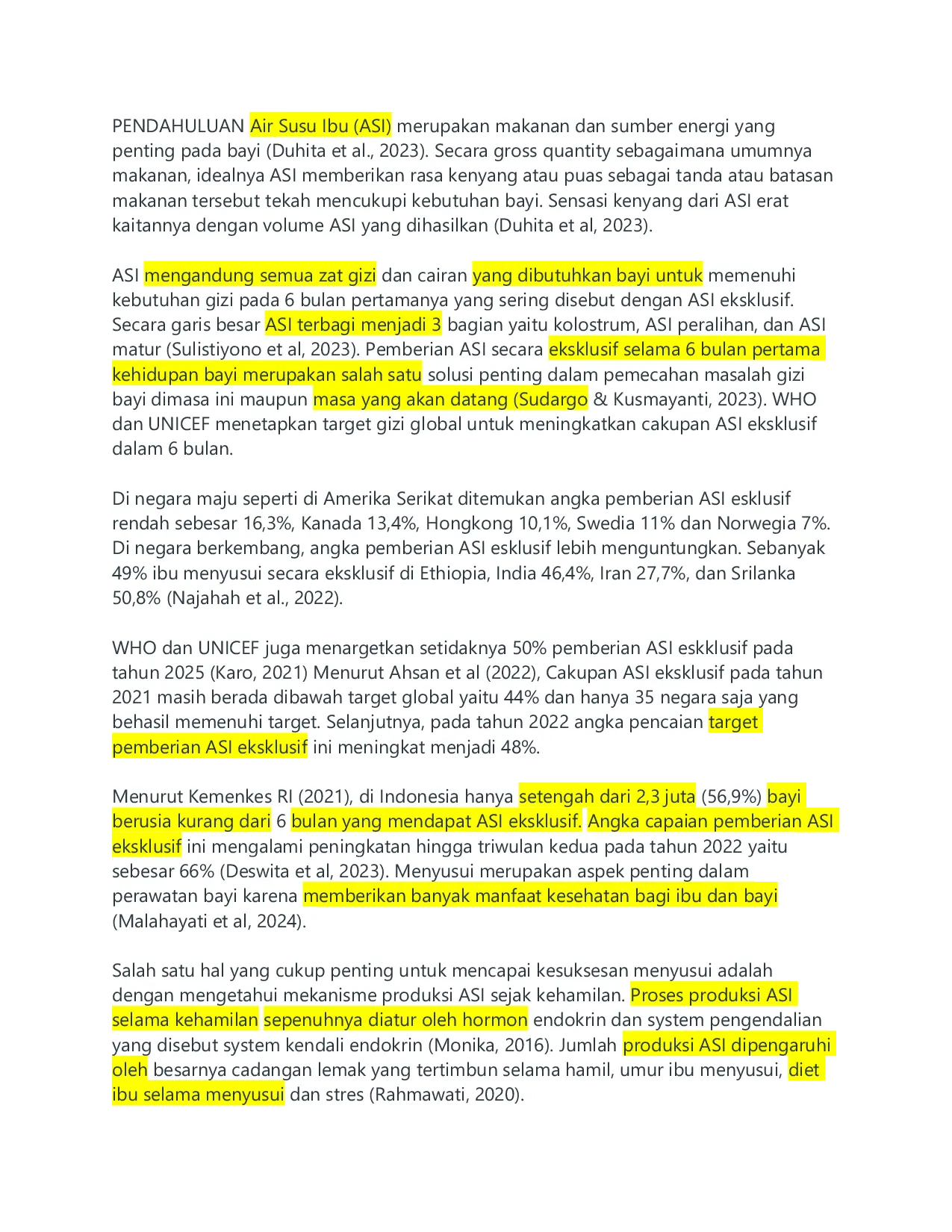 JURIS Hubungan Pola Makan Dan Pola Istirahat Dengan Produksi Asi Pada Ibu Menyusui Di PMB Bd Rehliasna Sebayang Tahun 2024