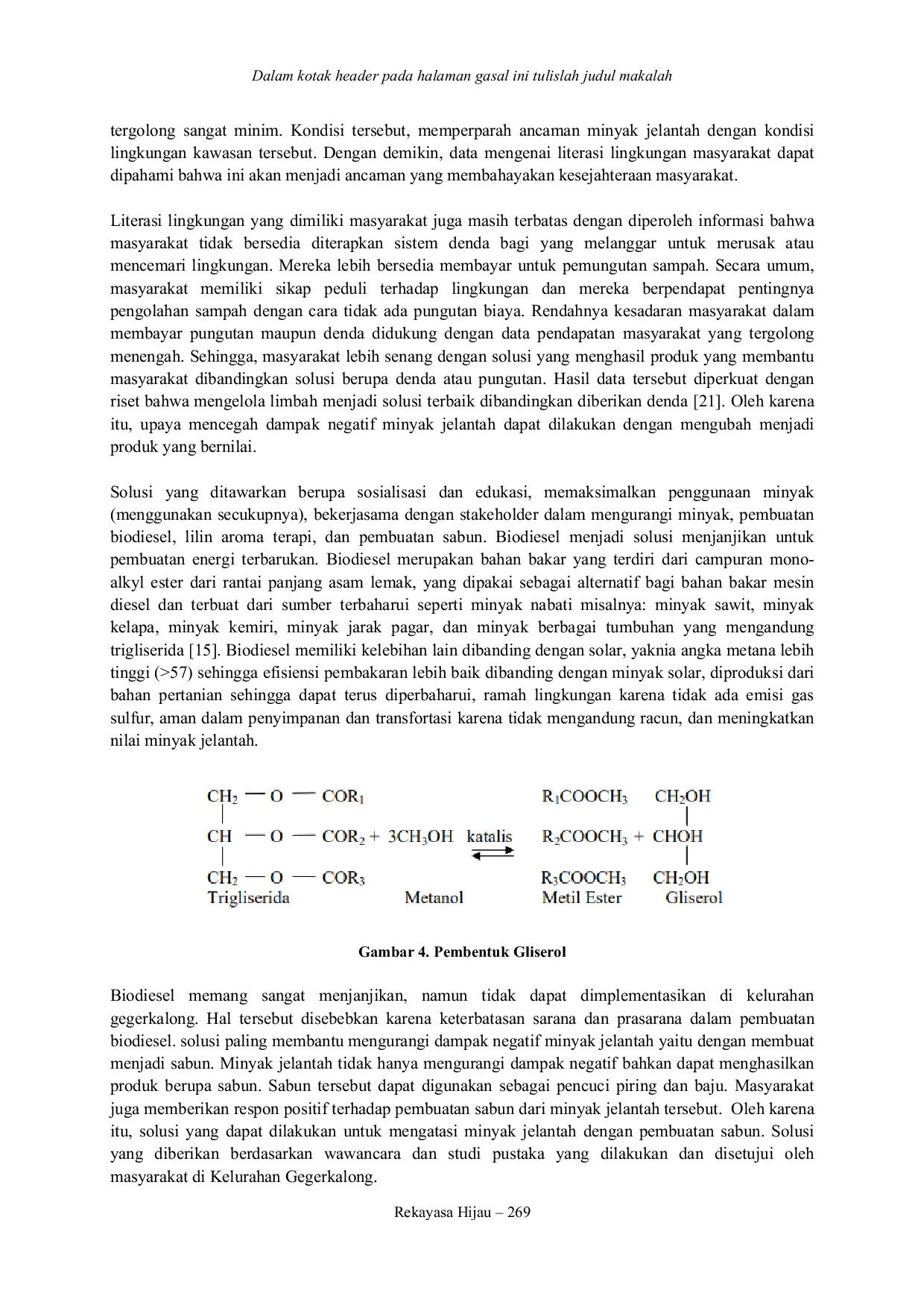 JURIS Analisis Limbah Minyak Jelantah Hasil Penggorengan Pelaku UMKM di Kelurahan Gegerkalong Kota Bandung
