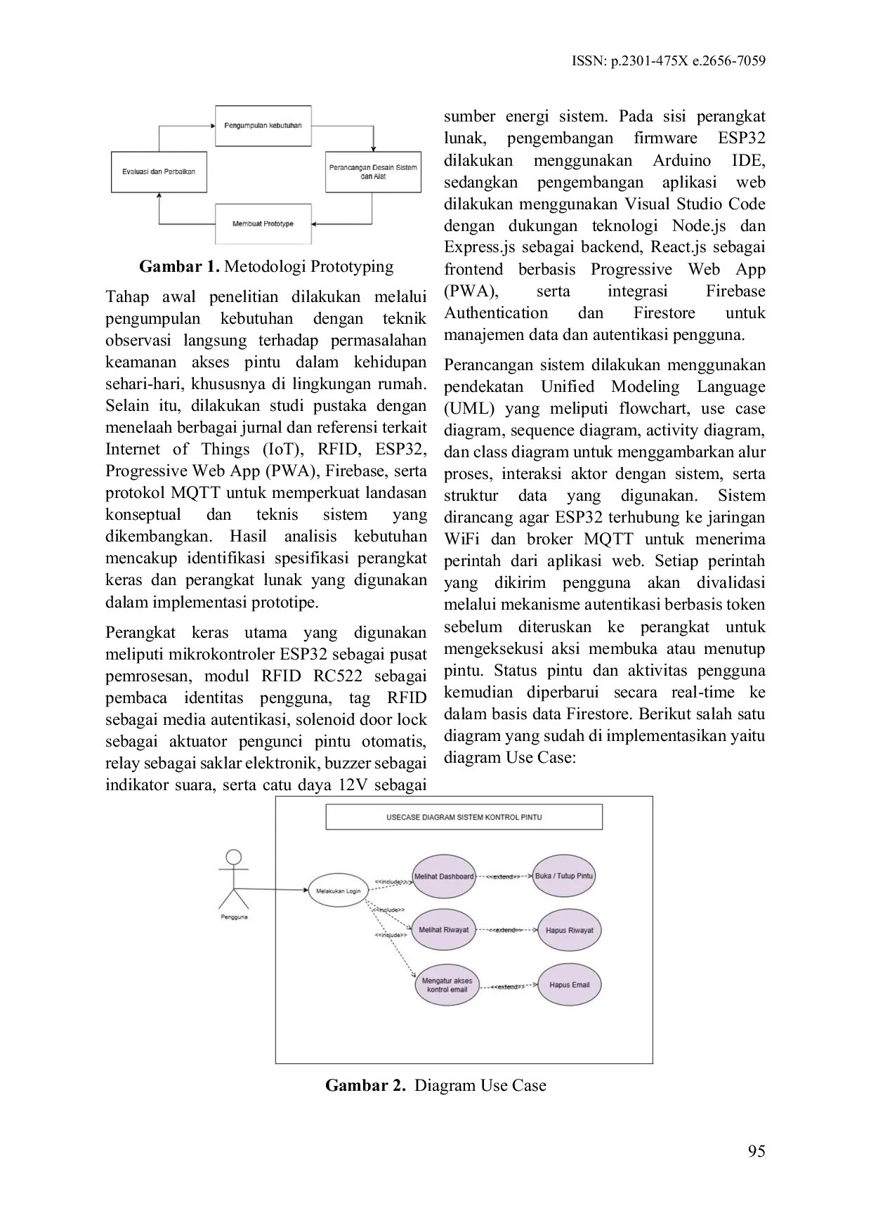 JURIS Pengembangan Sistem Kontrol Akses Pintu Berbasis Iot Menggunakan Mikrokontroler Esp32 Dan Firebase Auth
