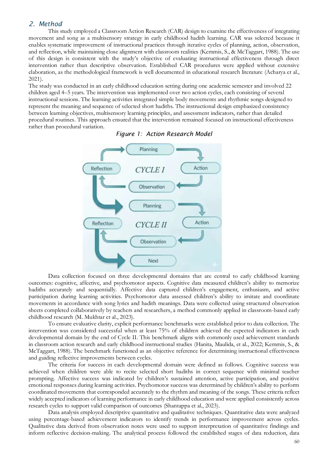 JURIS Movement and Song as a Multisensory Strategy to Enhance Hadith Memorization in Early Childhood