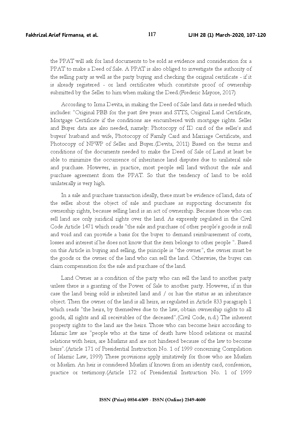 juris Legal review of selling land of inheritence without approval of all heirs