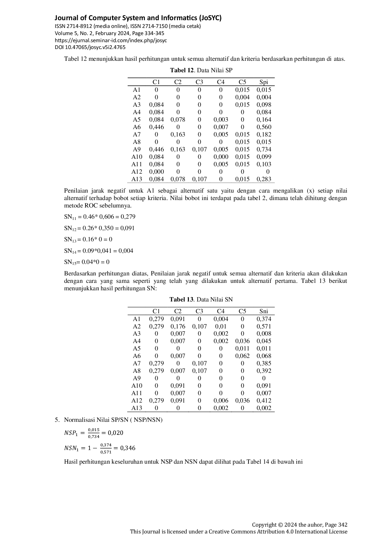 JURIS Penerapan Metode EDAS dan ROC Dalam Rekomendasi Objek Wisata Pantai Terbaik