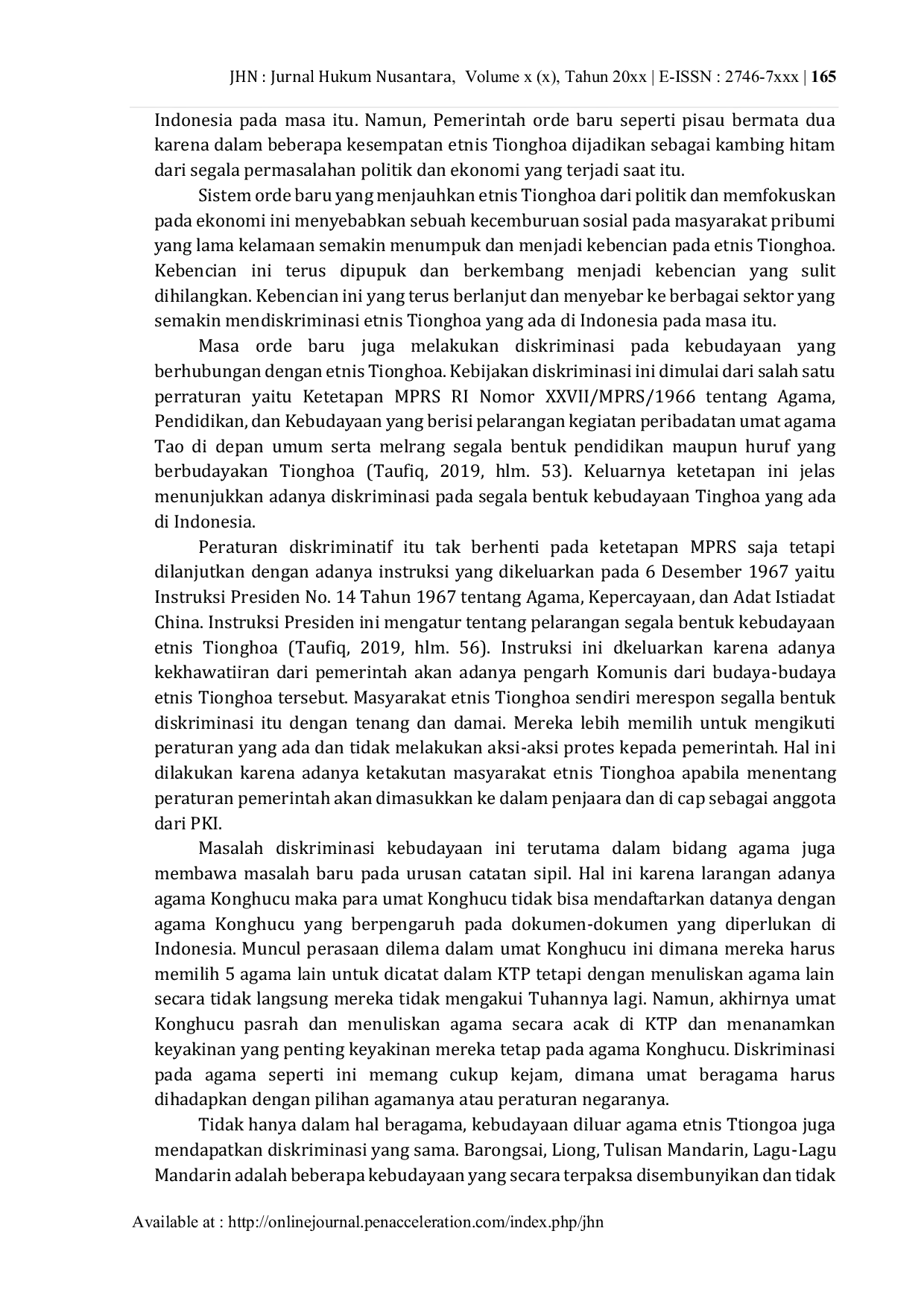 JURIS Pancasila Sebagai Landasan Moral dalam Mengatasi Diskriminasi Etnis Studi Kasus Diskriminasi Terhadap Etnis Tionghoa di Indonesia