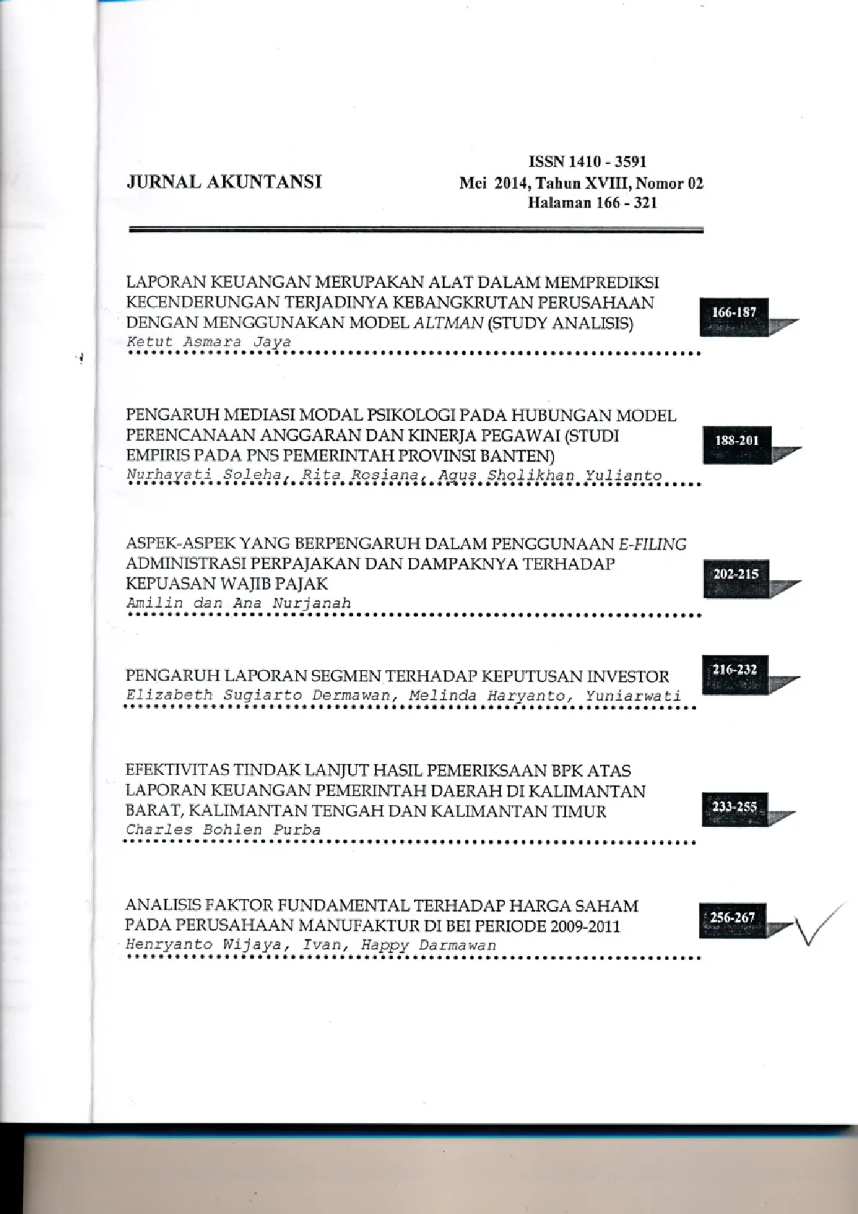 juris Analisis Faktor Fundamental Terhadap Harga Saham Pada Perusahaan Manufaktur Di BEI Periode 2009 2011