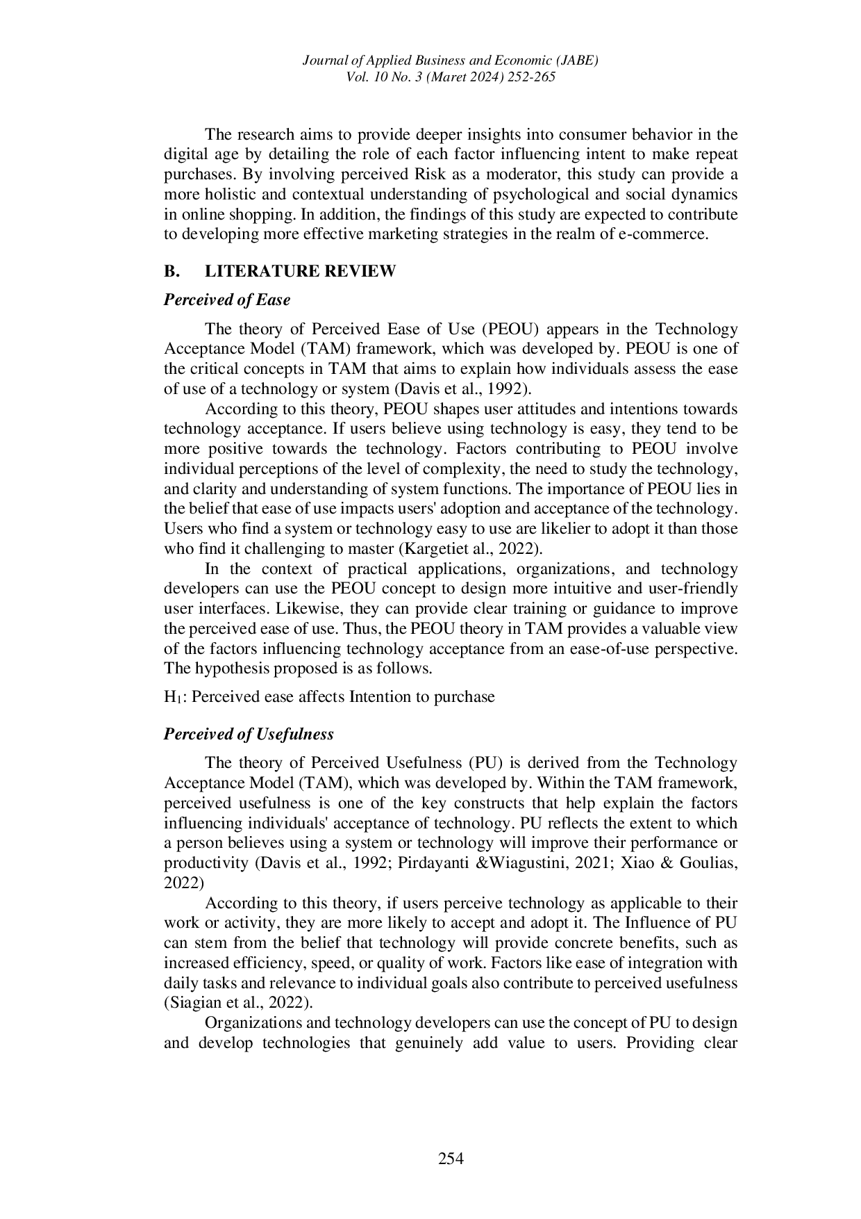 JURIS Determinants of Repurchase Intention on Social Commerce