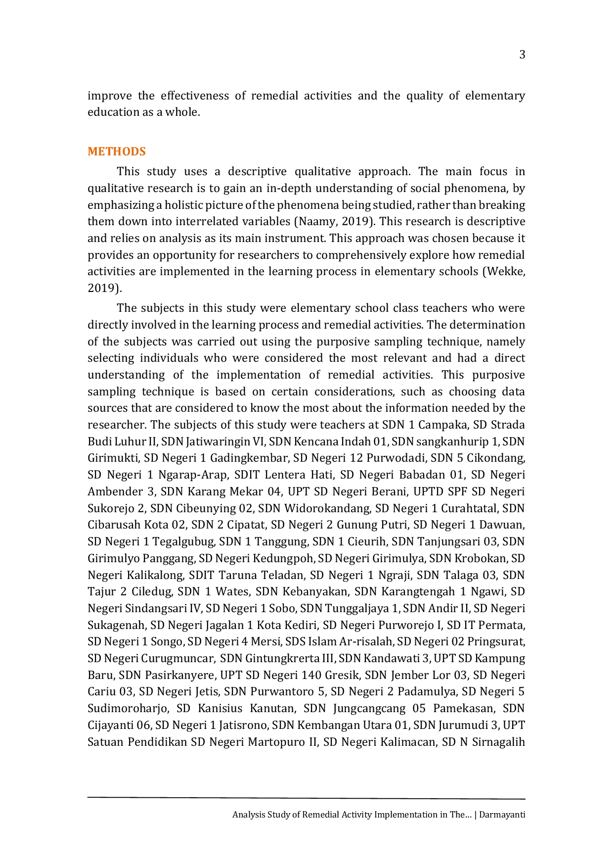 JURIS Analysis Study of Remedial Activity Implementation in The Learning Process in Elementary Schools