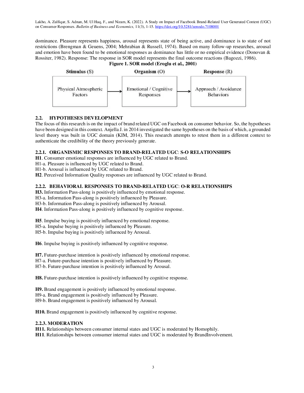 JURIS A Study on Impact of Facebook Brand Related User Generated Content UGC on Consumer Responses