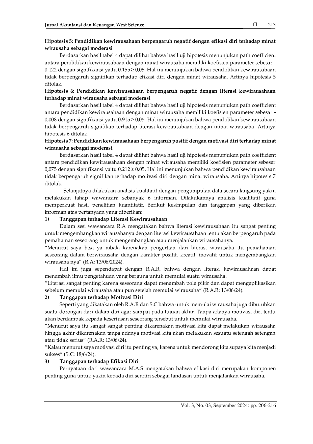 JURIS Fenomena Pengangguran di Pekanbaru dan Hubungannya dengan Wirausaha