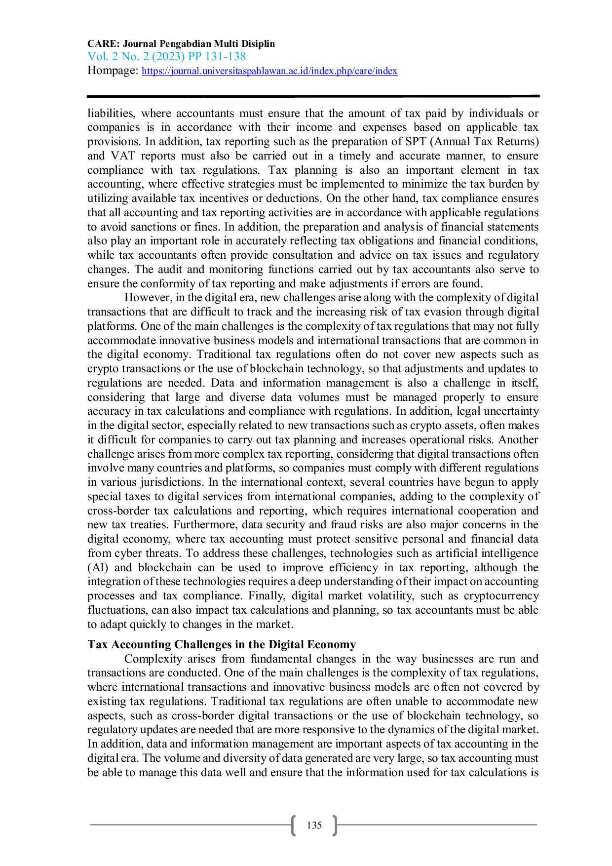 JURIS Strategic Alignment of Accounting Taxes and Digital Economy for Indonesia s Economic Development