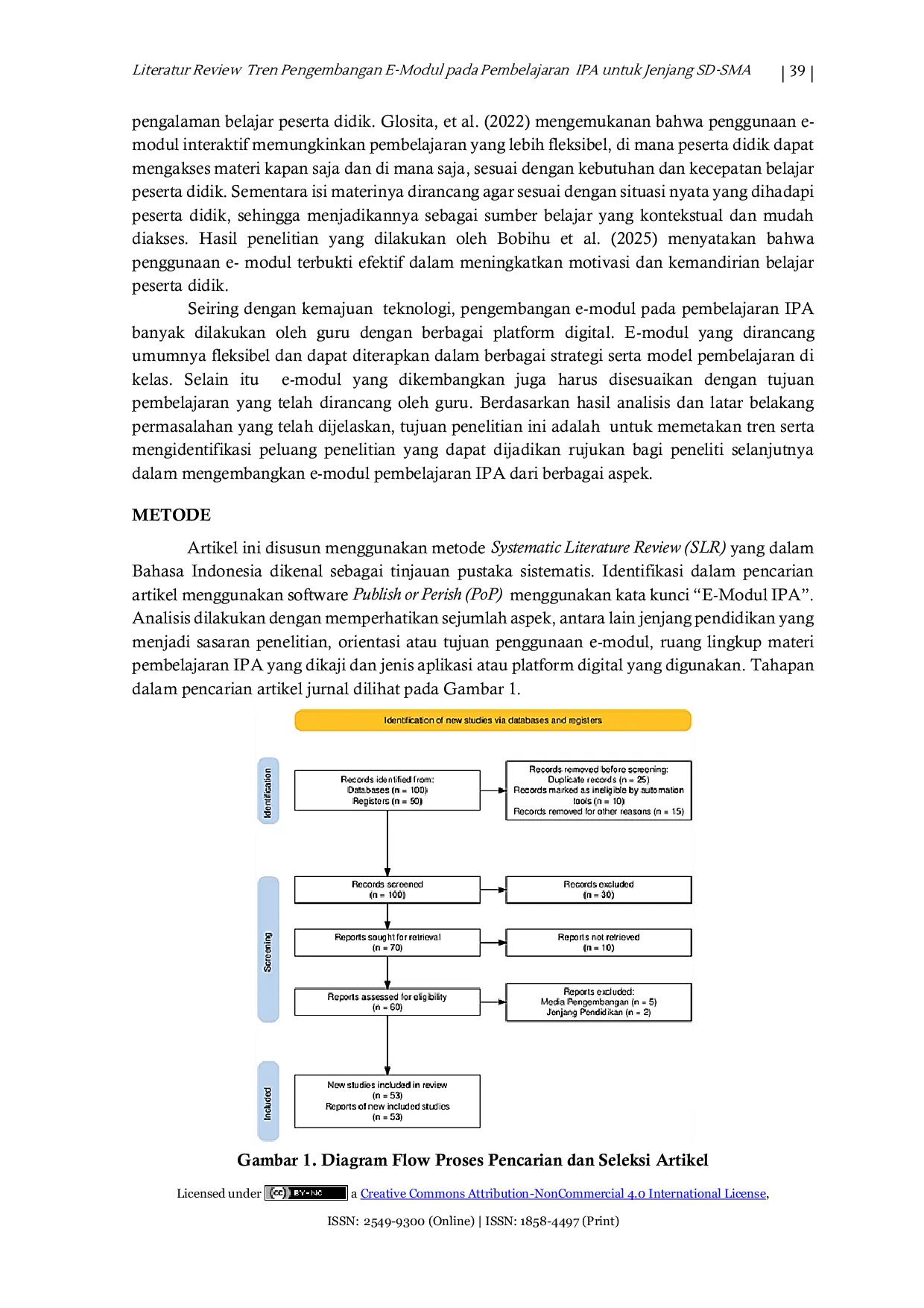 JURIS Literatur Review Tren Pengembangan E Modul pada Pembelajaran IPA untuk Jenjang SD SMA Rentang Tahun 2020 2025