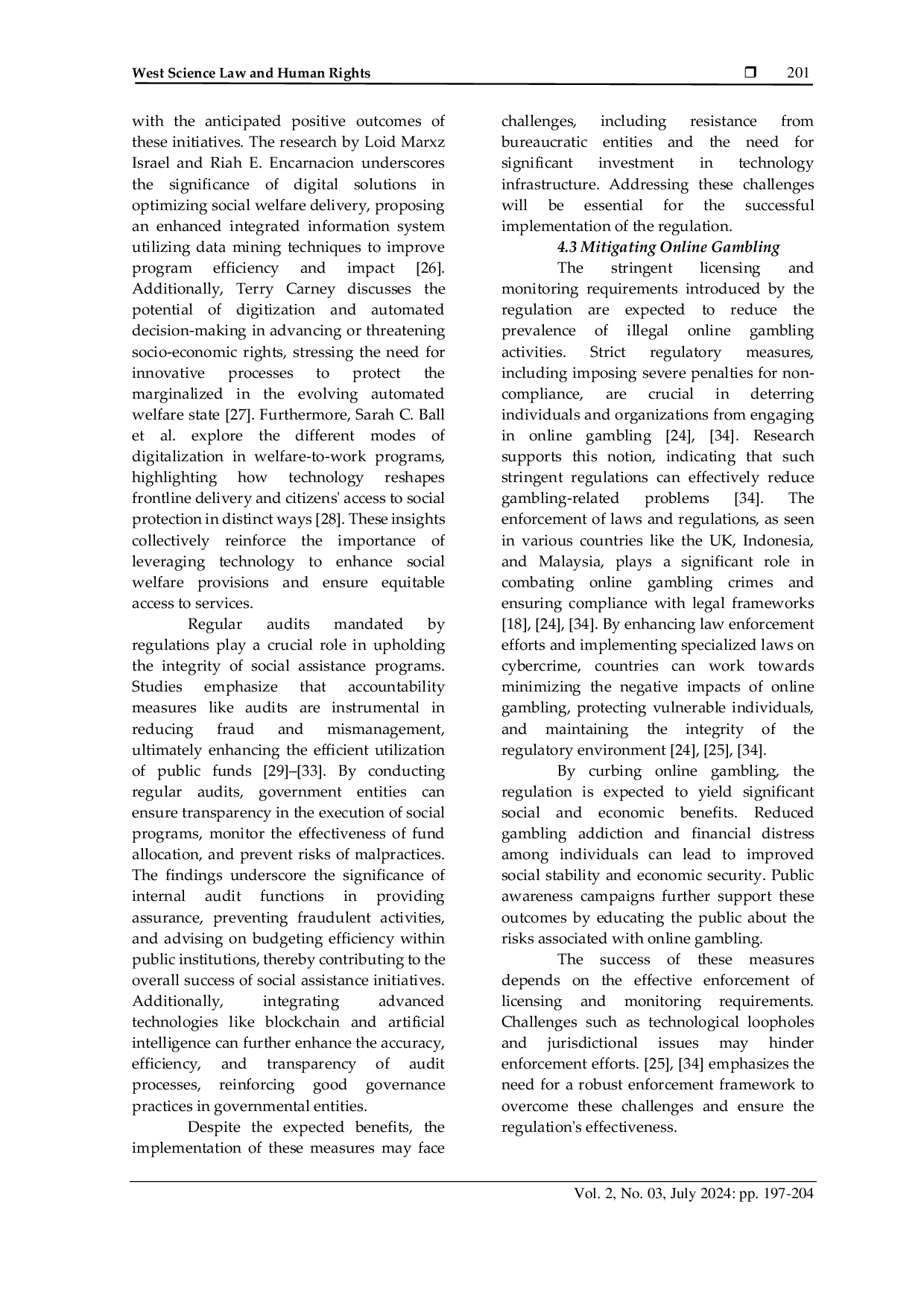 JURIS The Urgency of Presidential Regulation No 21 of 2024 in the Context of Social Assistance and Online Gambling in Indonesia