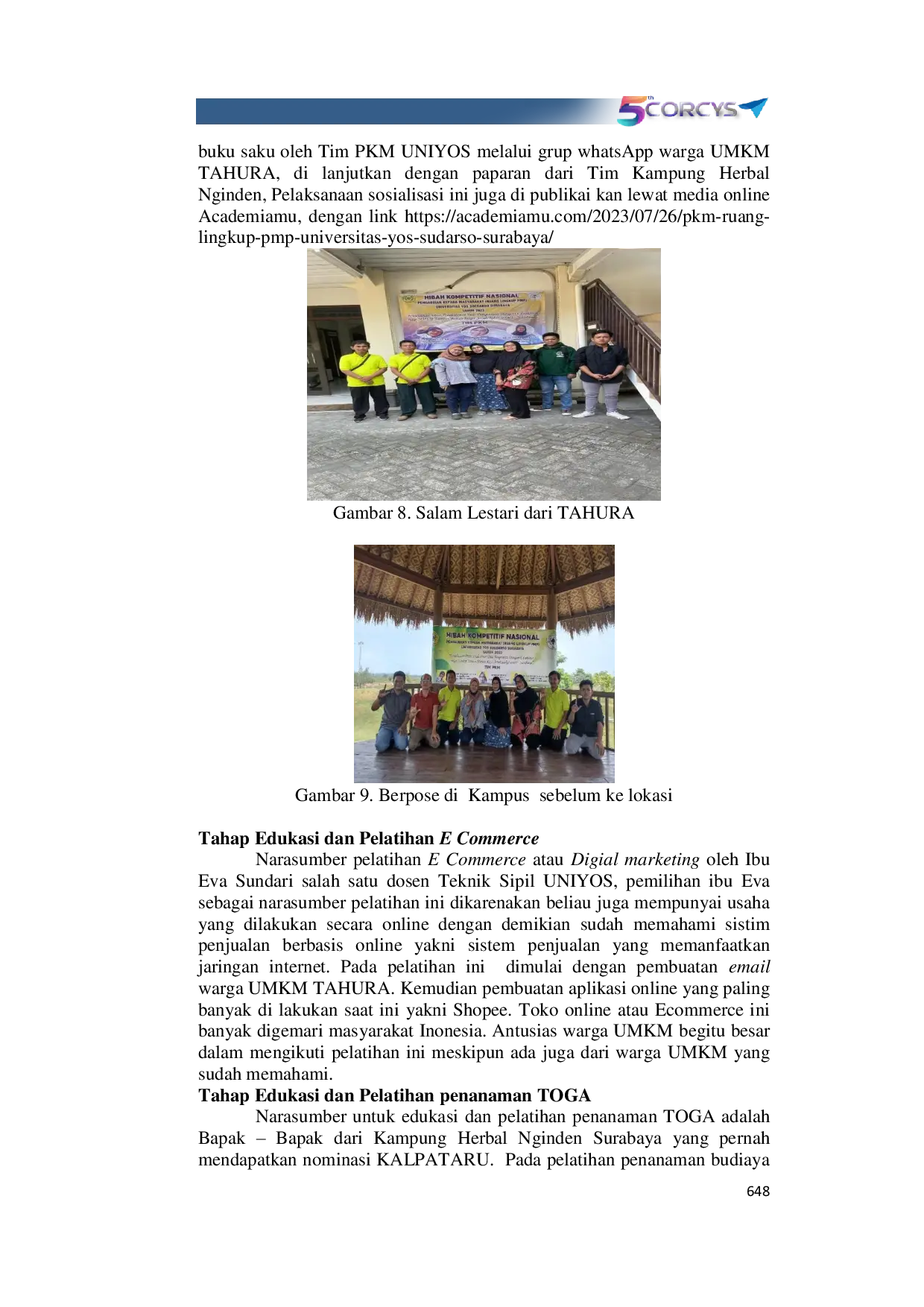 JURIS Ketahanan Obat Tradisional dan Penguatan dengan E Commerce Bagi UMKM Tahura Jeruk Lakarsantri Surabaya