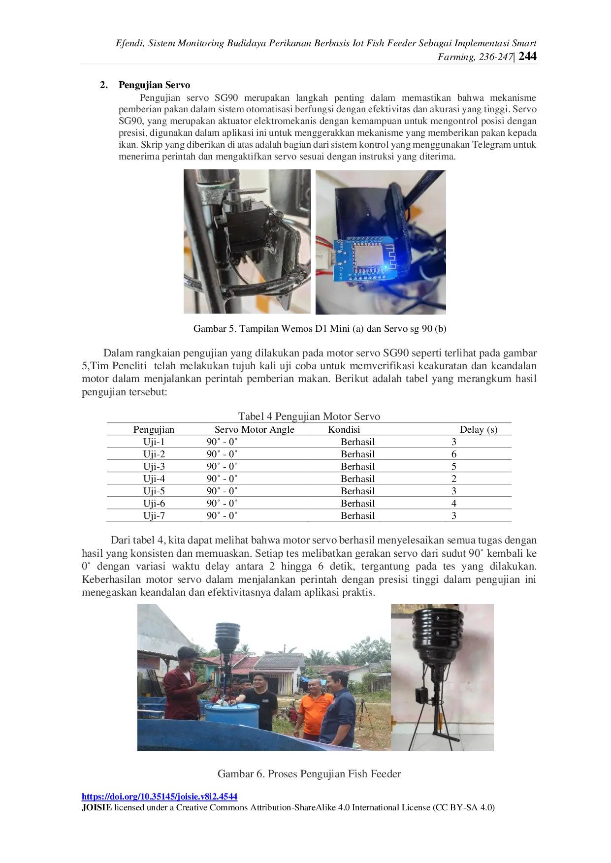 JURIS Sistem Monitoring Budidaya Perikanan Berbasis Iot Fish Feeder Sebagai Implementasi Smart Farming