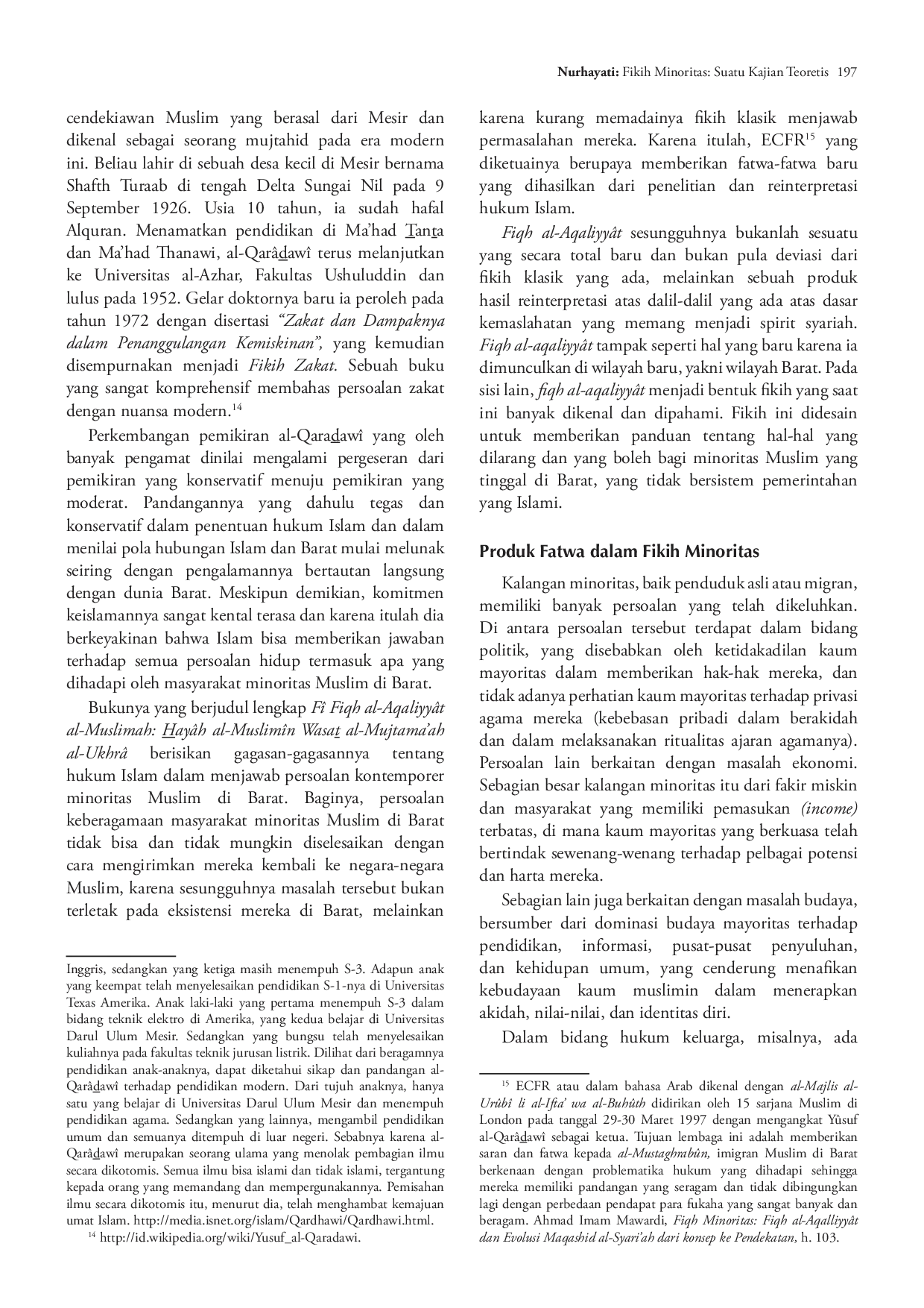 juris Fikih Minoritas Suatu Kajian Teoretis