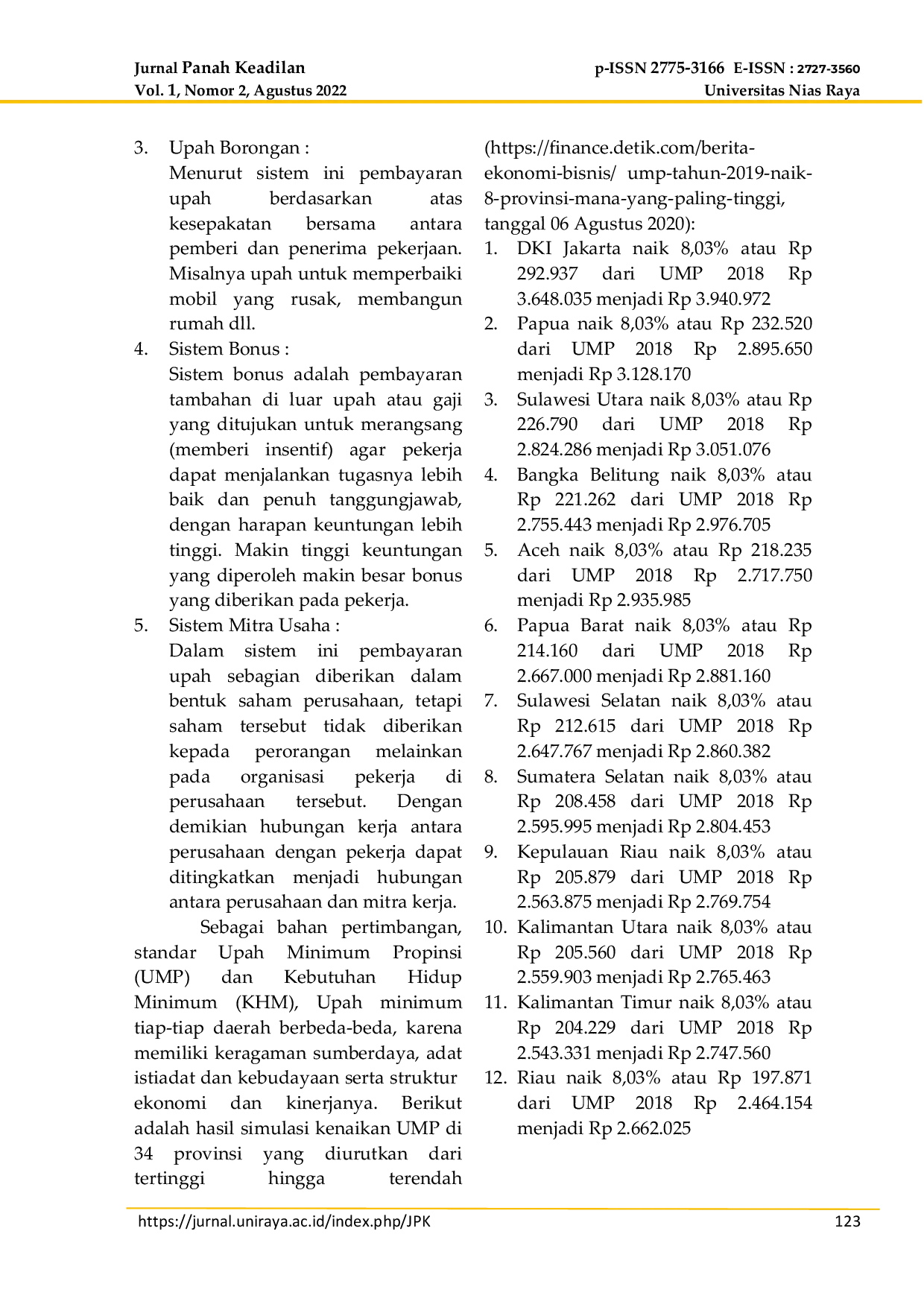 JURIS Hakikat Upah Dalam Hubungan Ketenagakerjaan