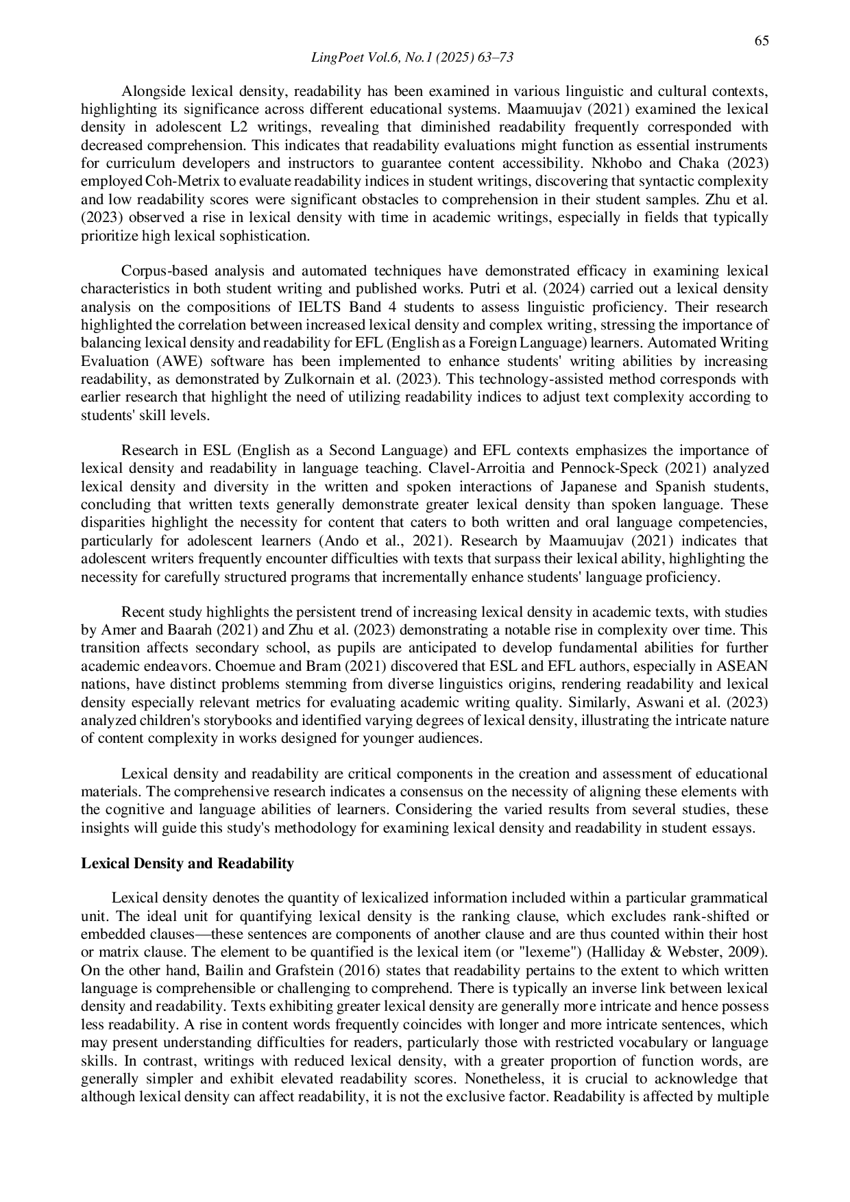 JURIS From Words to Understanding Analyzing Lexical Density and Readability in Student Writing