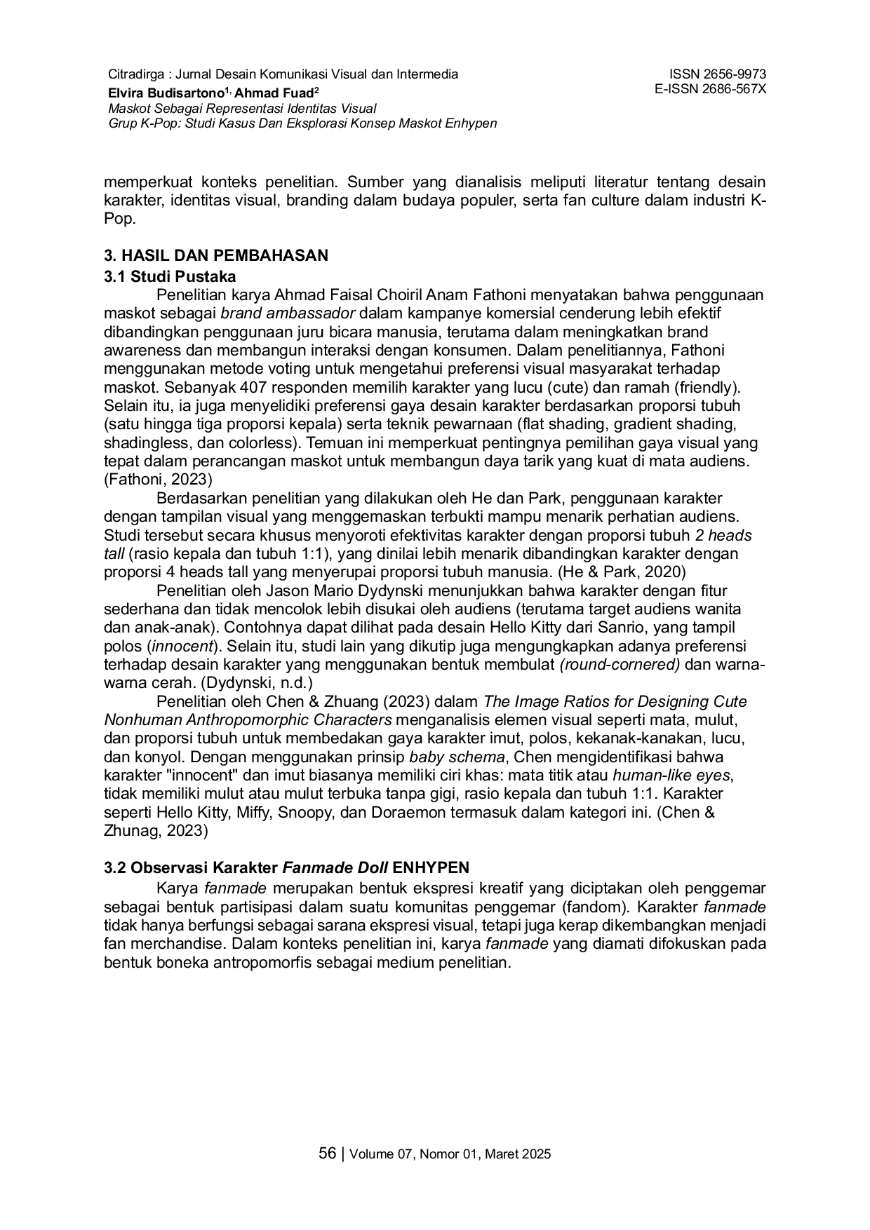 JURIS Maskot Sebagai Representasi Identitas Visual Grup K Pop Studi Kasus dan Eksplorasi Konsep Maskot Enhypen