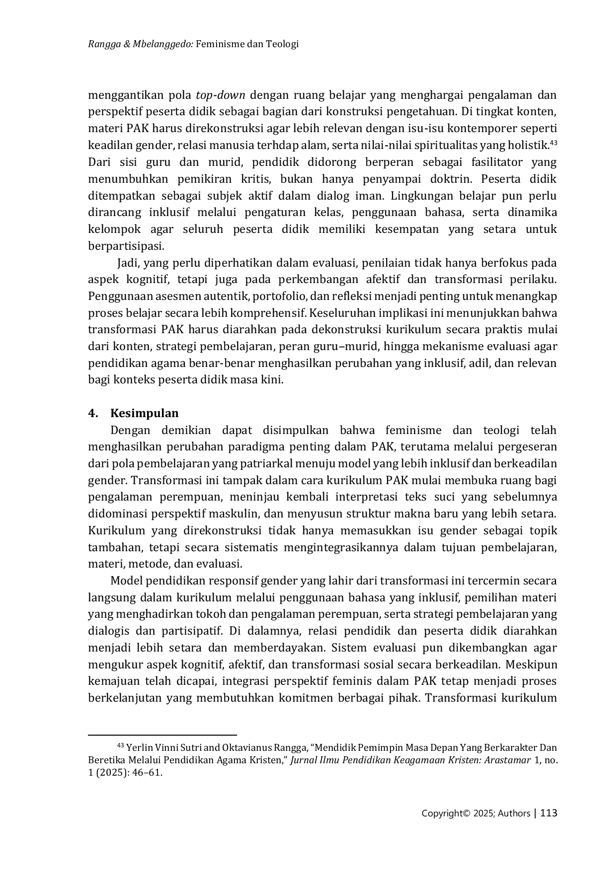 JURIS Feminisme dan Teologi