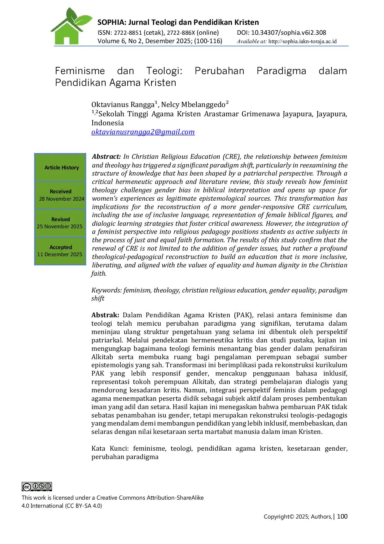 JURIS Feminisme dan Teologi