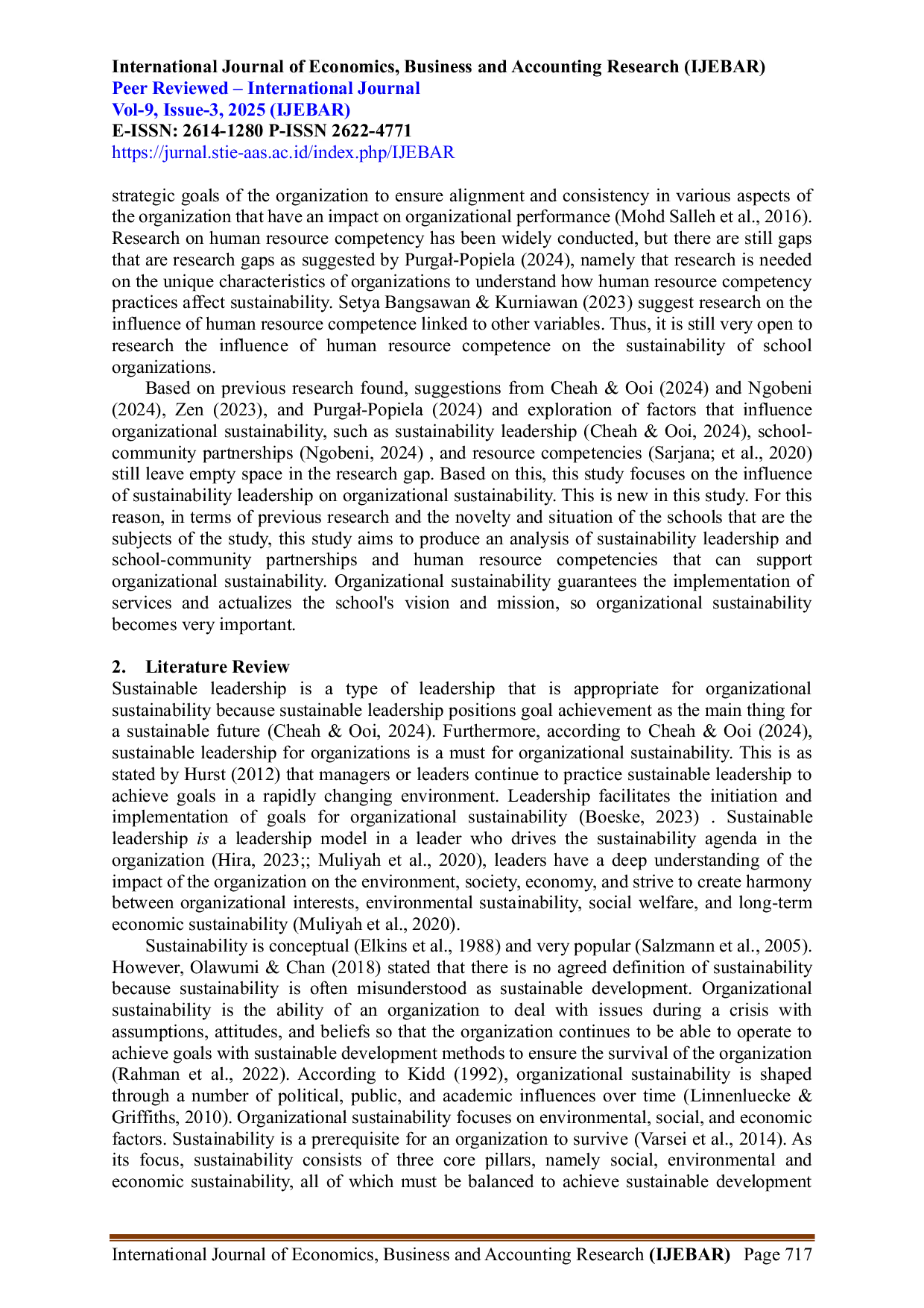 JURIS Peran Kepemimpinan Berkelanjutan dan Kemitraan Sekolah Komunitas dalam Menjaga Kelangsungan Organisasi