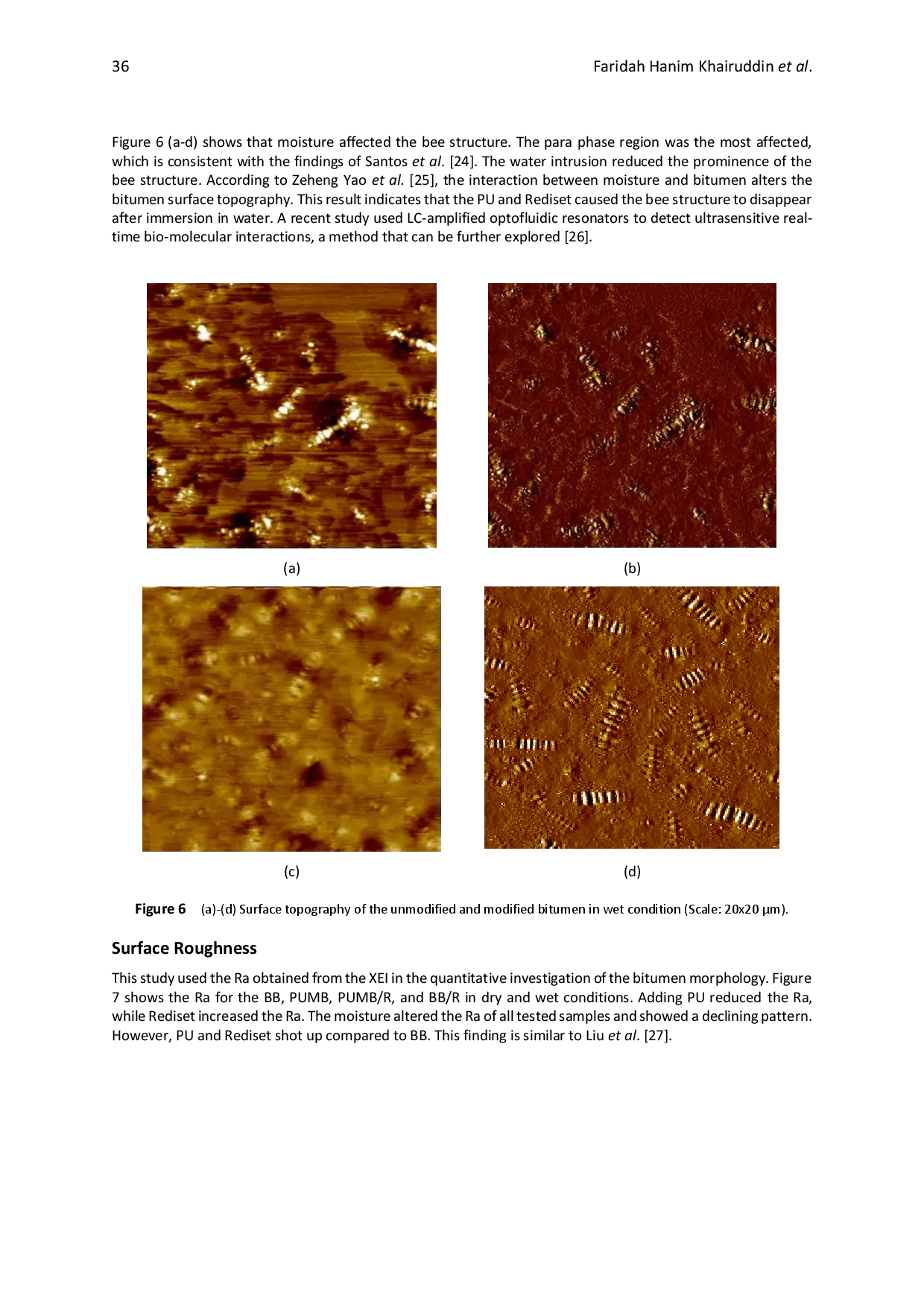 juris Physicothermal and Topography Analysis of Polyurethane Modified Bitumen with Rediset for WMA Application