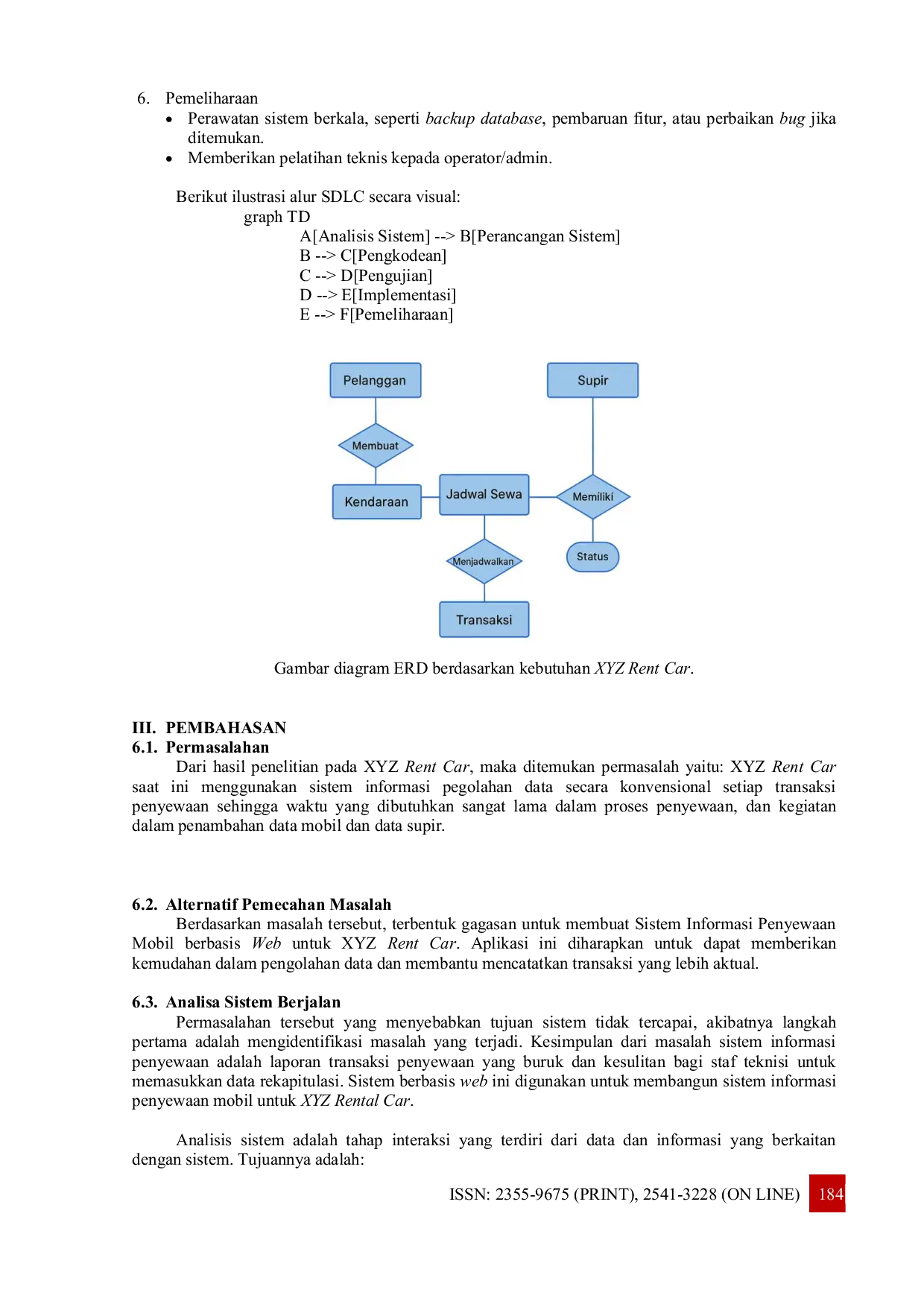 JURIS Sistem Informasi Penyewaan Mobil Berbasis Web pada XYZ Rental Car Bekasi