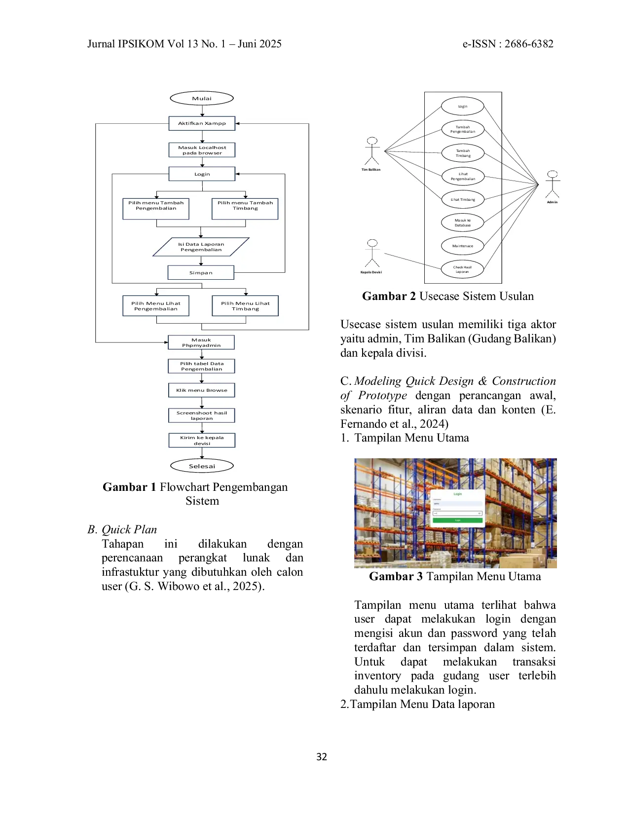 JURIS Sistem Manajemen Inventory Gudang Berbasis Website Dengan Metode Prototype