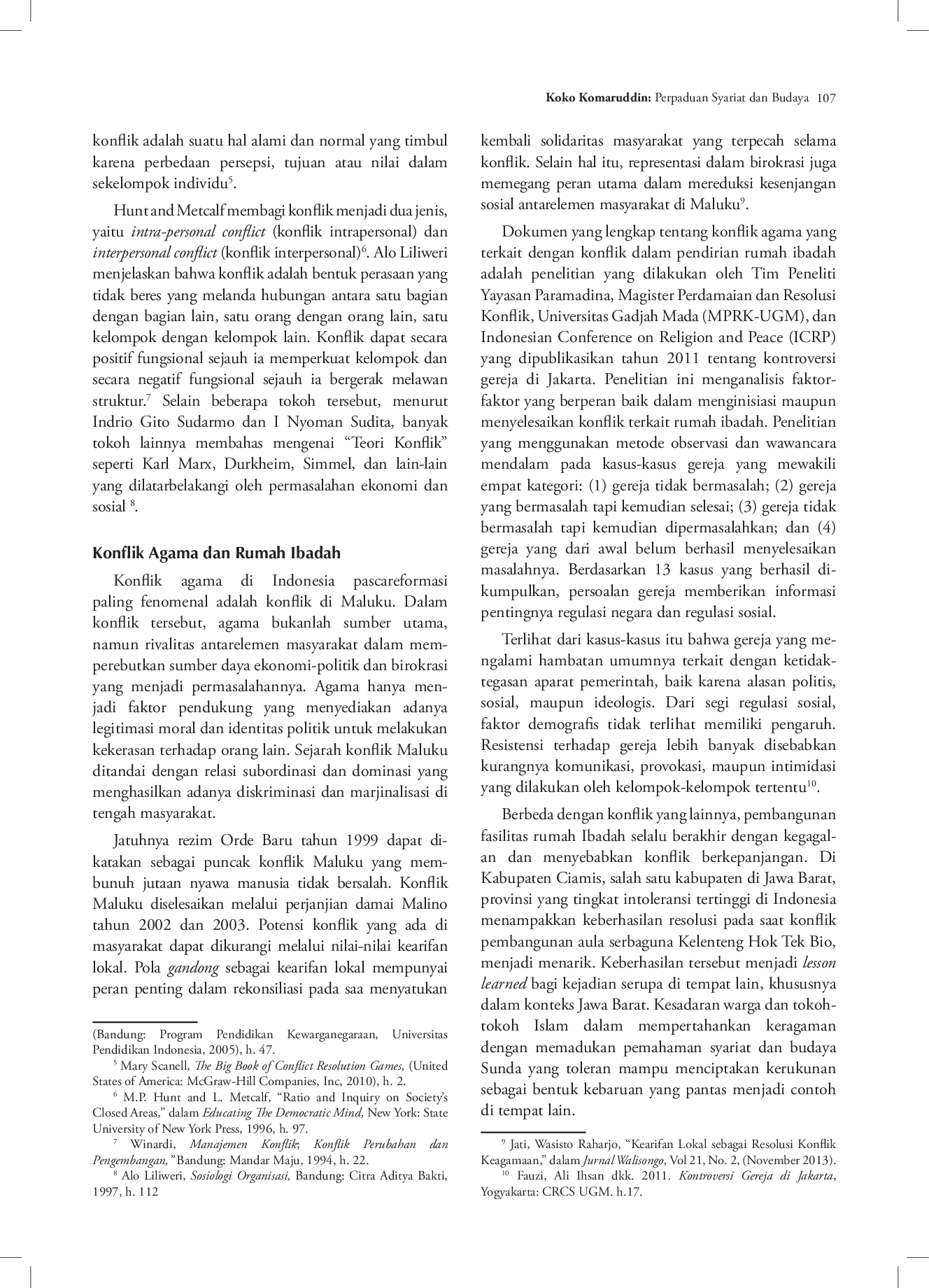 juris Perpaduan Syariah dan Budaya dalam Resolusi Konflik