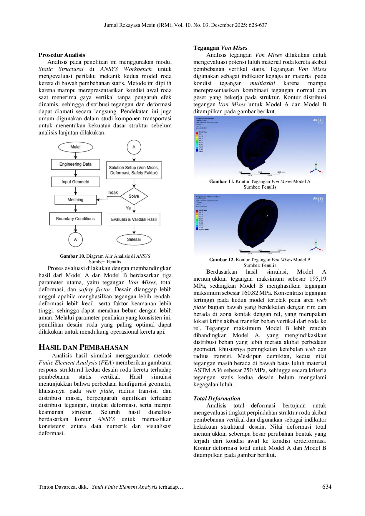 JURIS Finite Element Analysis Study of the Structural Strength of Two Wheel Train Design Using ANSYS Workbench 17 2